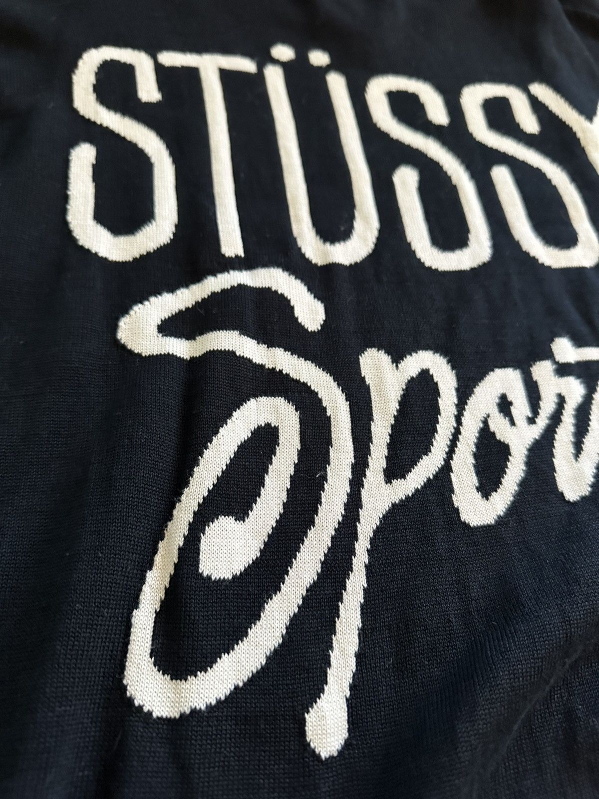 Stussy Stussy Hockey Sweater Black size Medium Size US M / EU 48-50 / 2 - 4 Thumbnail
