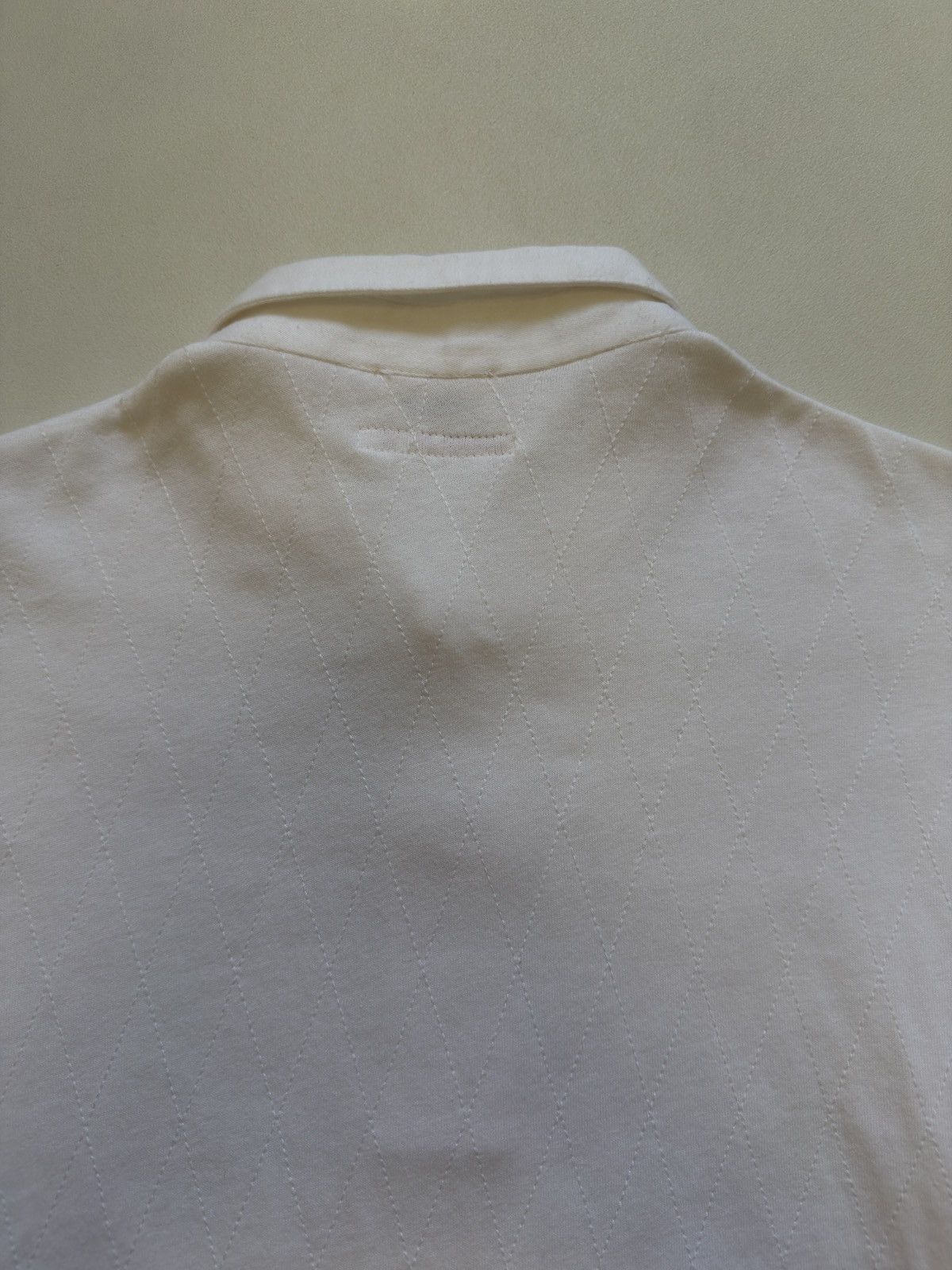 Stefan Cooke White/Red Cotton ‘Slashed’ Rugby Shirt Size US M / EU 48-50 / 2 - 14 Thumbnail