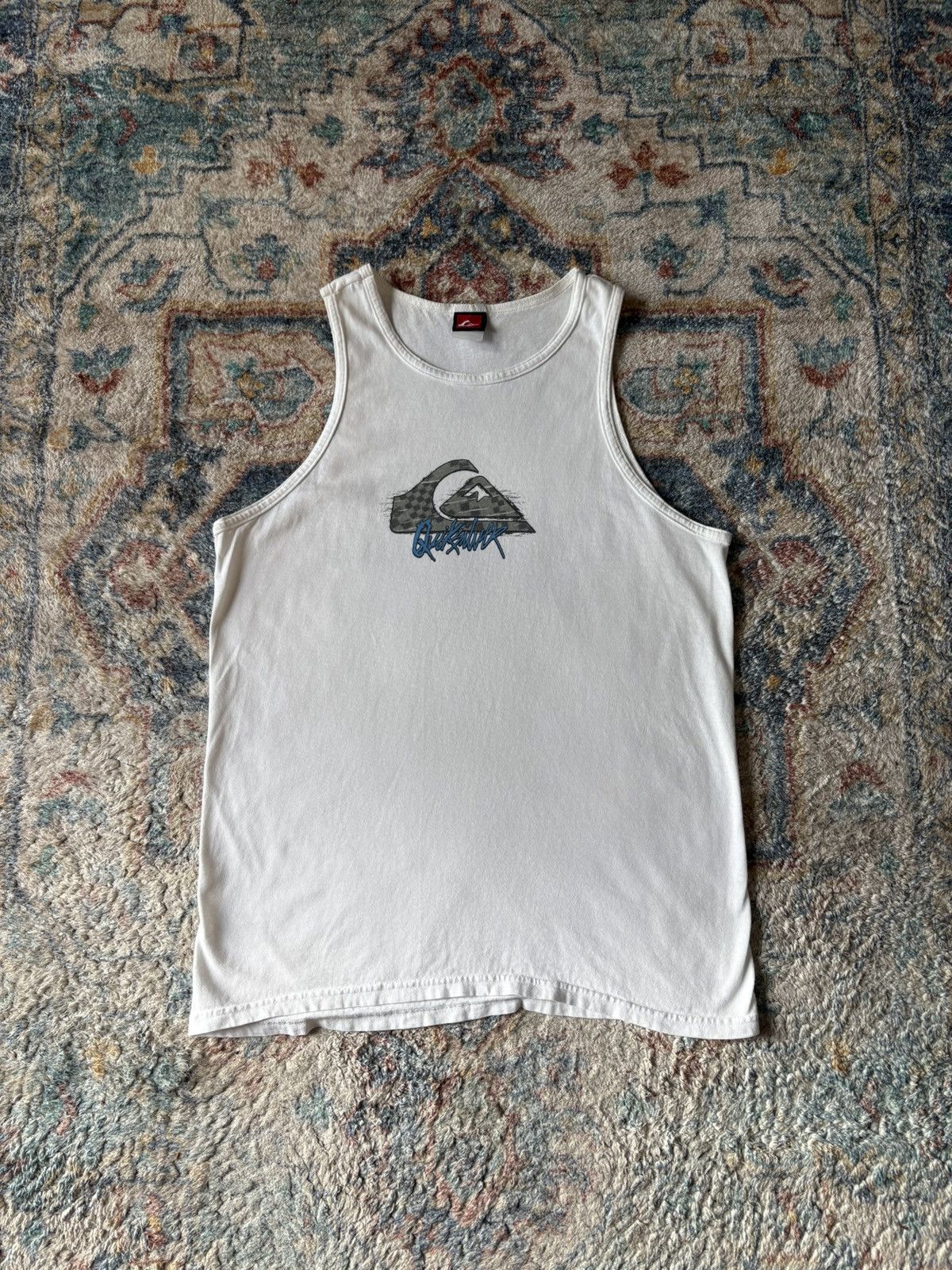 Quiksilver Vintage Quiksilver Logo Tank Top Large Size US L / EU 52-54 / 3 - 1 Thumbnail