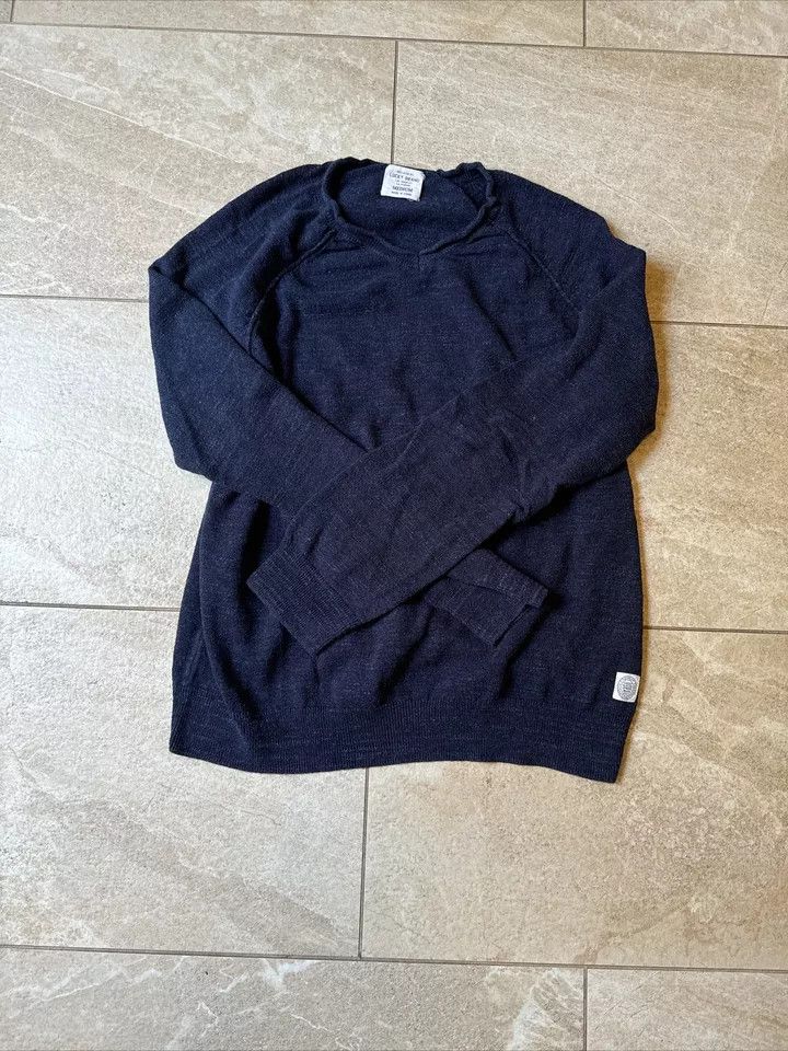 Lucky Brand cotton blend pullover sweater in heather blue excellent Size US M / EU 48-50 / 2 - 1 Thumbnail