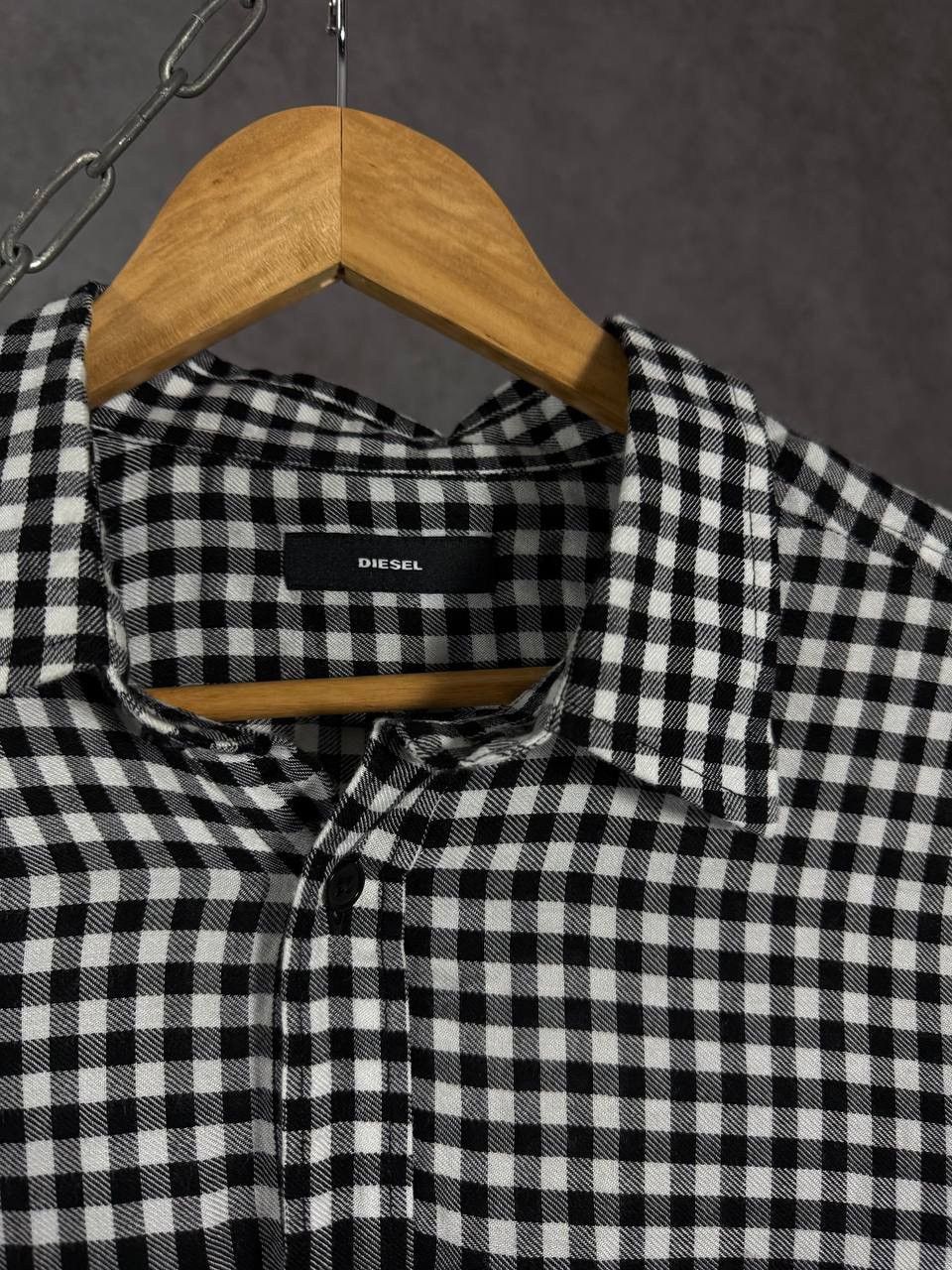 Diesel Diesel luxury designer checkered shirt Size US L / EU 52-54 / 3 - 4 Thumbnail