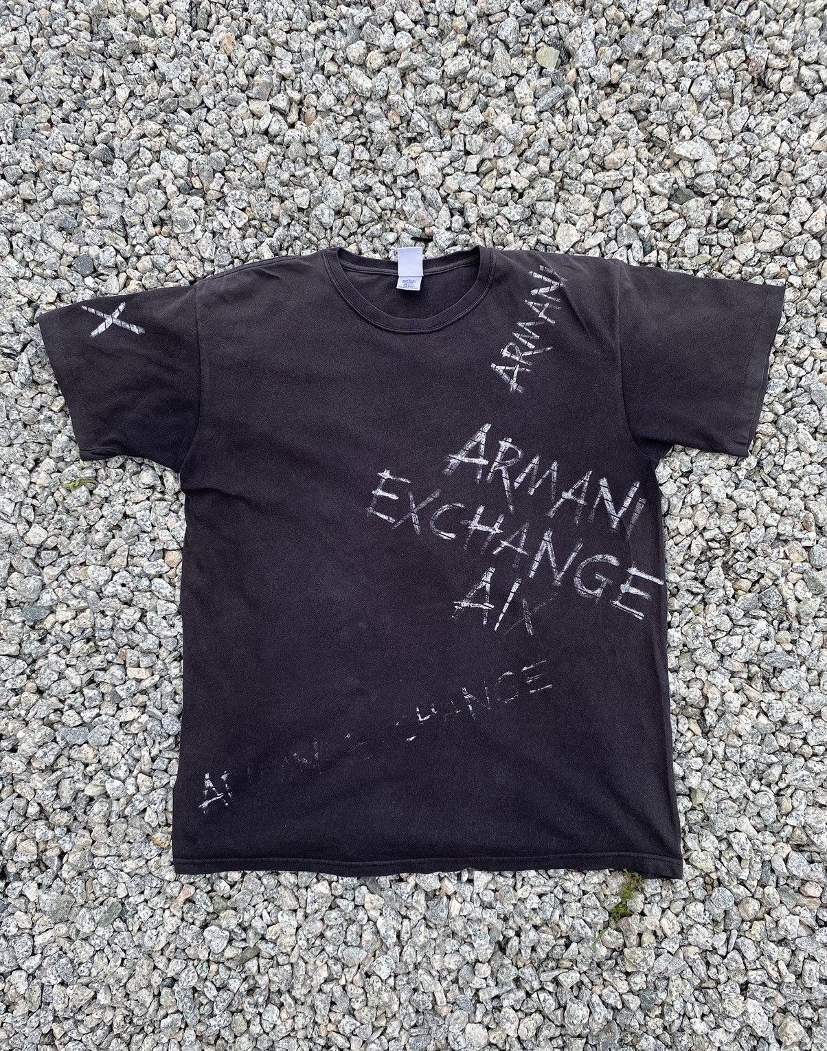 Vintage Rare Vintage Armani Exchange Tees Size US L / EU 52-54 / 3 - 1 Thumbnail