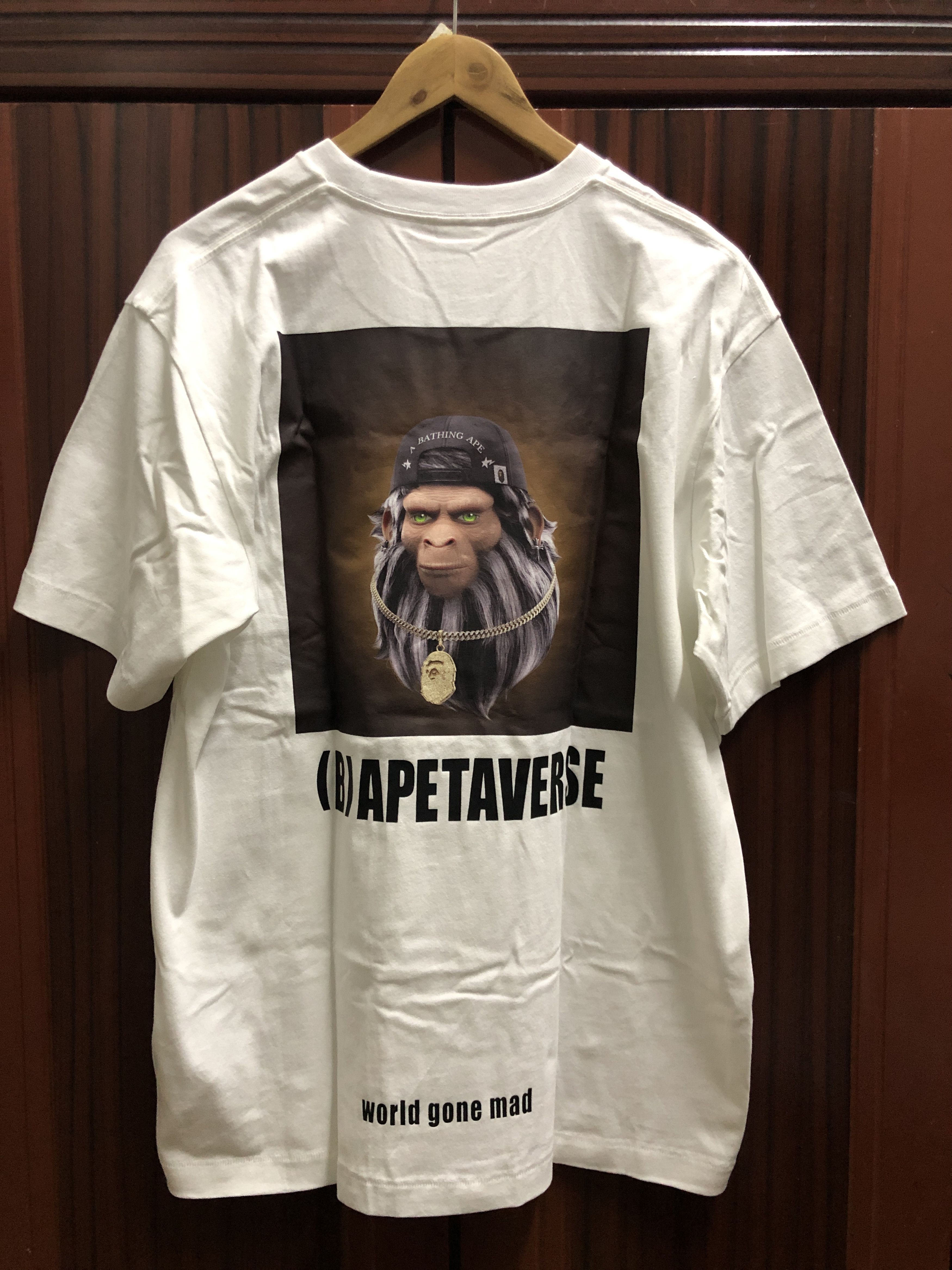 Bape Bapetaverse World Gone Mad Tshirts Size US L / EU 52-54 / 3 - 1 Thumbnail