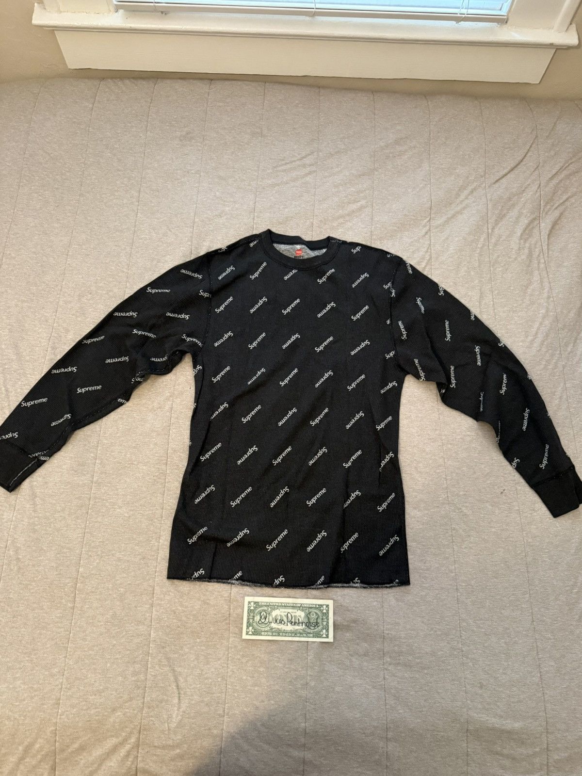 Hanes × Supreme Supreme Hanes Thermal Long Sleeve Size US L / EU 52-54 / 3 - 2 Thumbnail