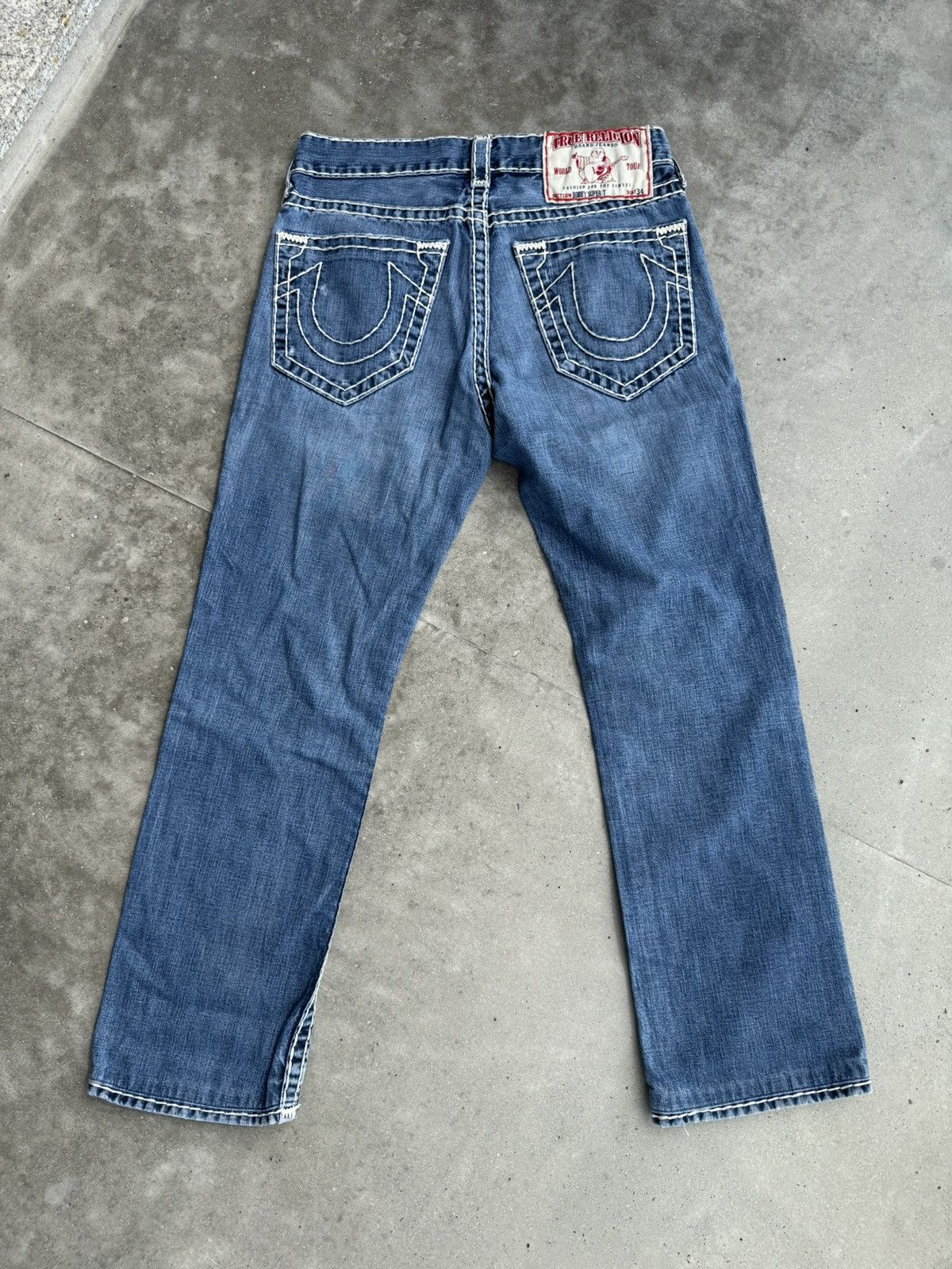 True Religion True Religion Made in USA Denim pocket Jeans streetwear hype Size US 31 - 3 Thumbnail