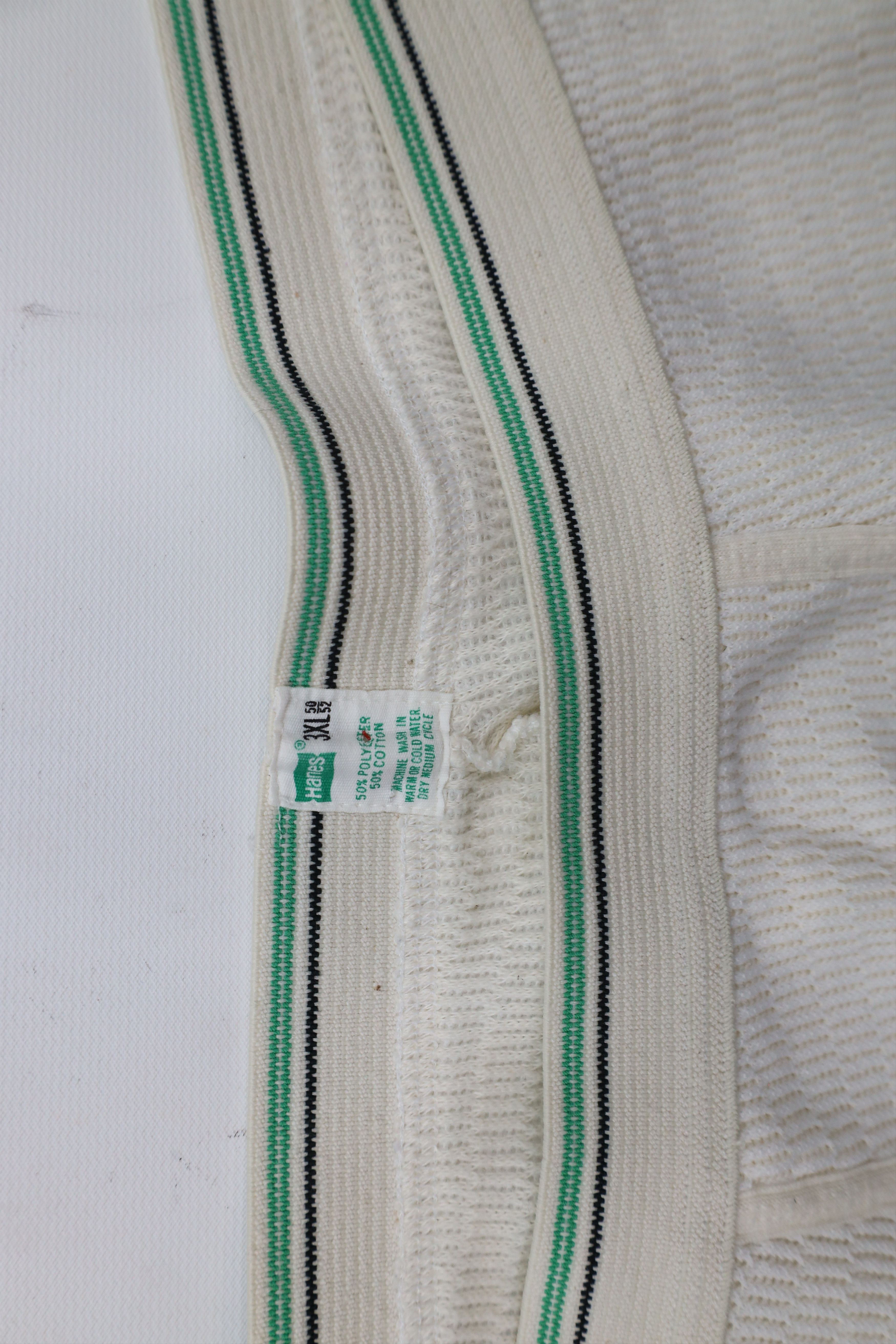 Hanes × Vintage Vintage 70s Hanes Waffle Knit Cuffed Joggers Pants USA Size US 42 / EU 58 - 5 Thumbnail