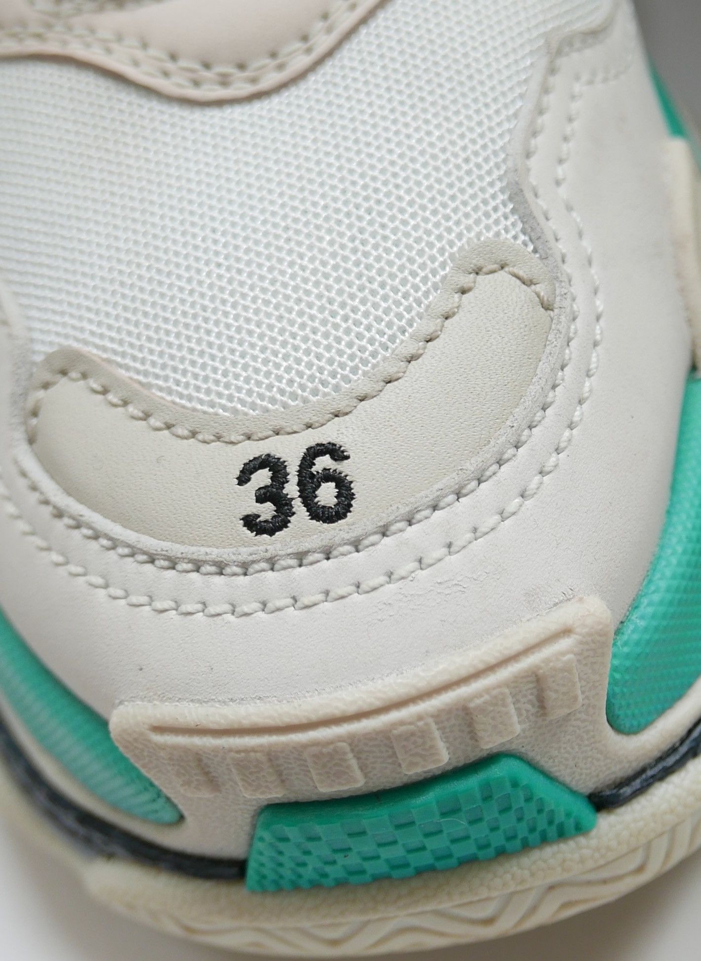 Balenciaga Balenciaga Triple S Trainers Sneakers Turquoise Grey Size US 6 / IT 36 - 6 Thumbnail