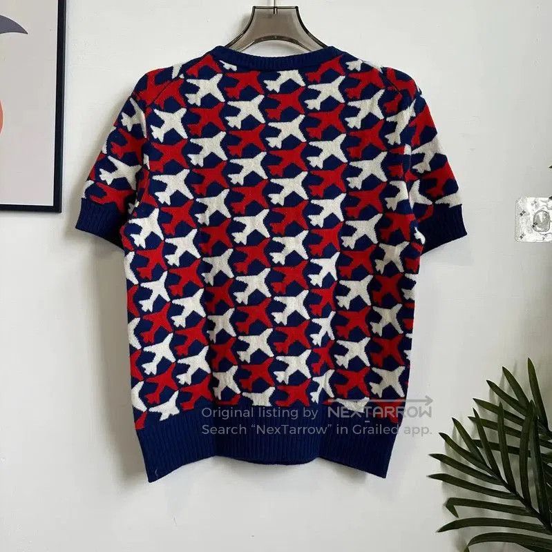 Chanel Chanel Spring Blue Knit Short-Sleeve Sweater . Size S / US 4 / IT 40 - 2 Thumbnail