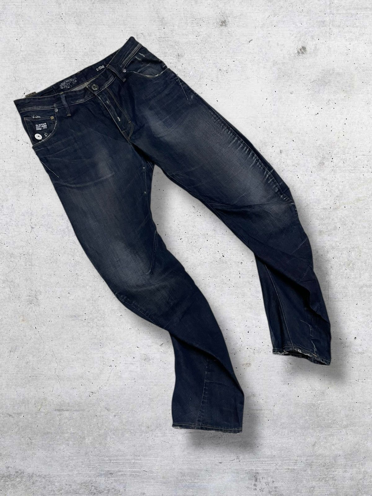G-Star VINTAGE G-STAR RAW 90S ORIGINAL DESIGNER LOOSE TAPERED DENIM Size US 32 / EU 48 - 2 Thumbnail