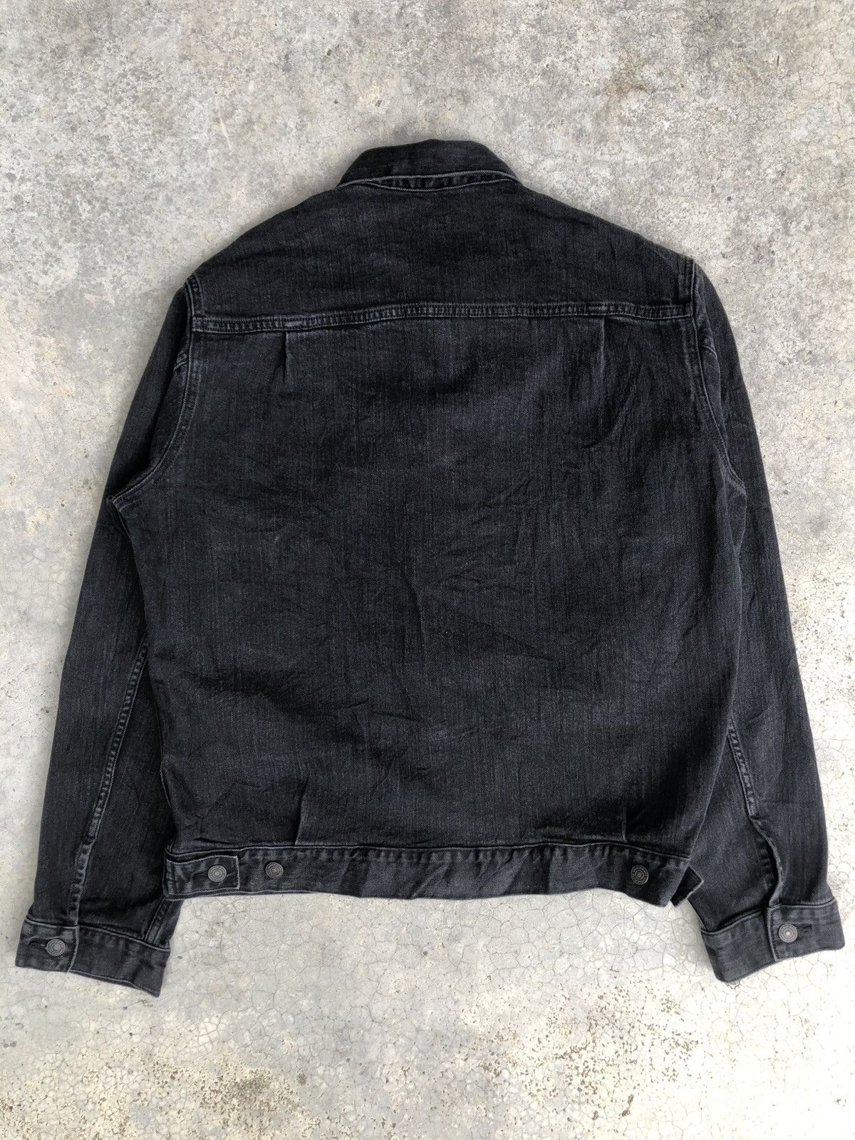 Uniqlo Japanese Uniqlo Type 2 Denim Jacket Distressed Denim Size US L / EU 52-54 / 3 - 2 Thumbnail