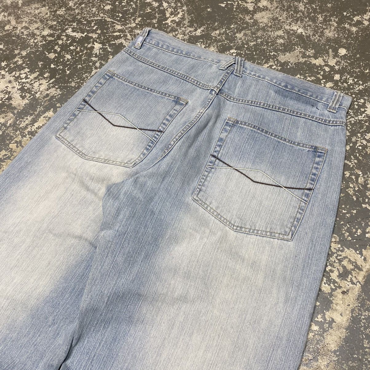 Southpole × Vintage Vintage Southpole Patchwork Reworked Y2K Denim Baggy Jeans Size US 39 - 10 Thumbnail