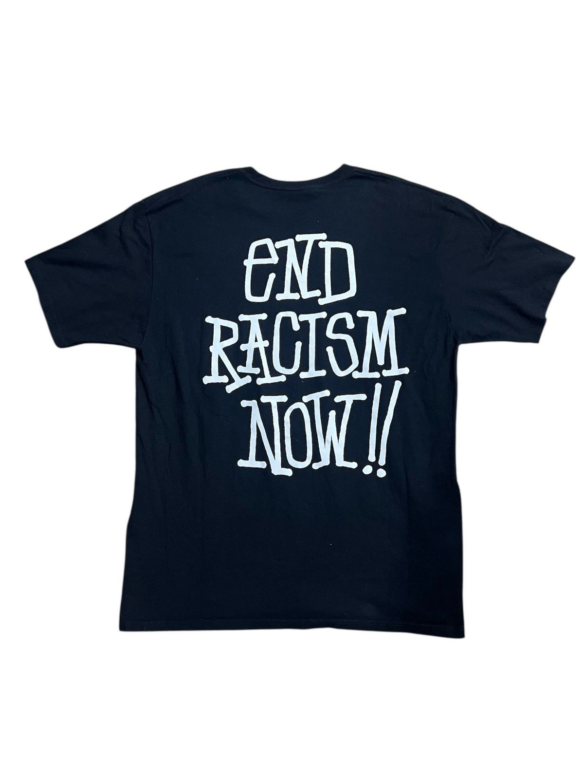 Stussy End Racism Now Tee Black