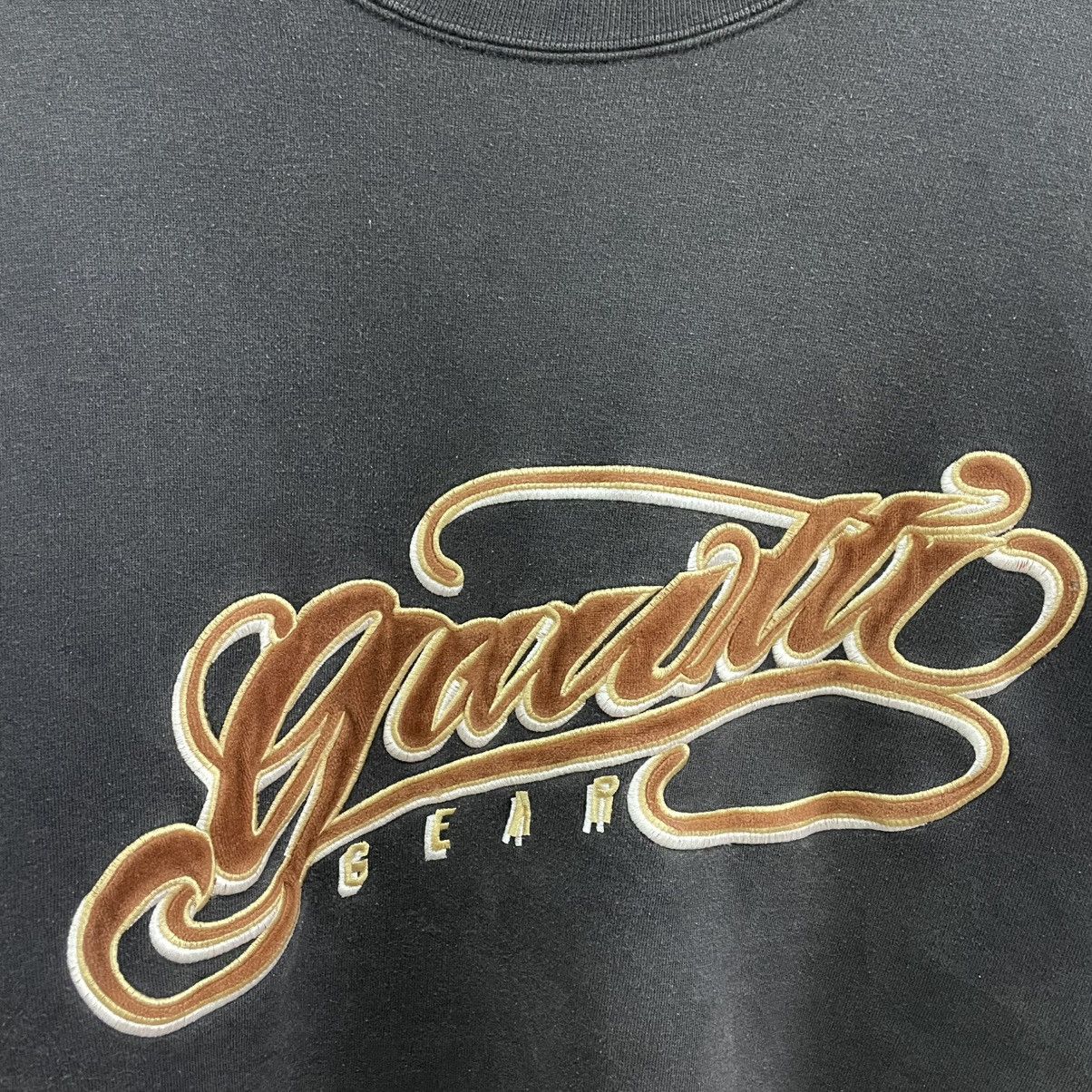 Japanese Brand × Vintage 🔥Oversize Gawtti Gear Embroidered Big Logo Sweatshirts Size US XL / EU 56 / 4 - 6 Thumbnail