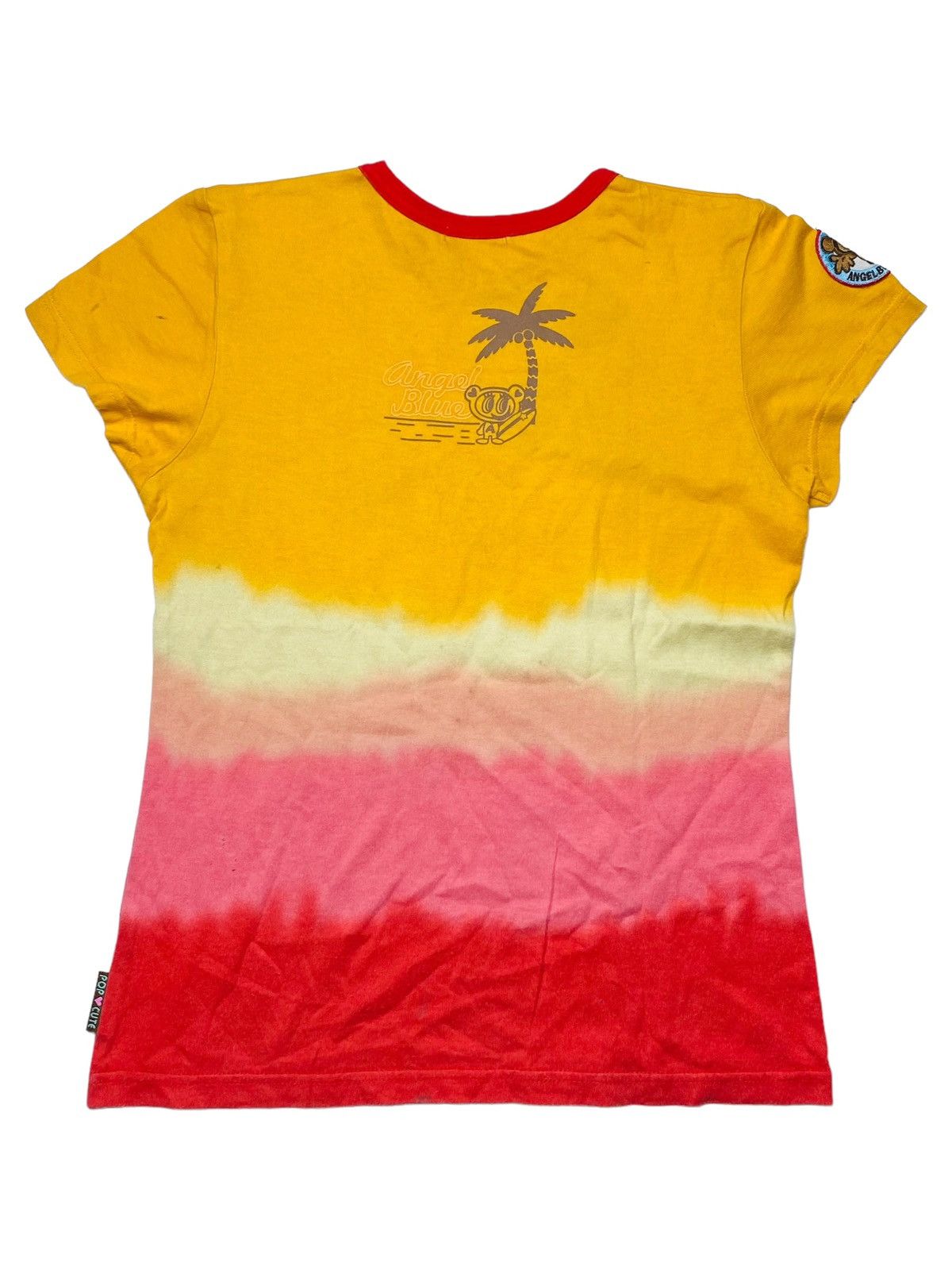 Angel Blue 2000s Angel Blue - Sunset Baby Tee Size L / US 10 / IT 46 - 2 Thumbnail
