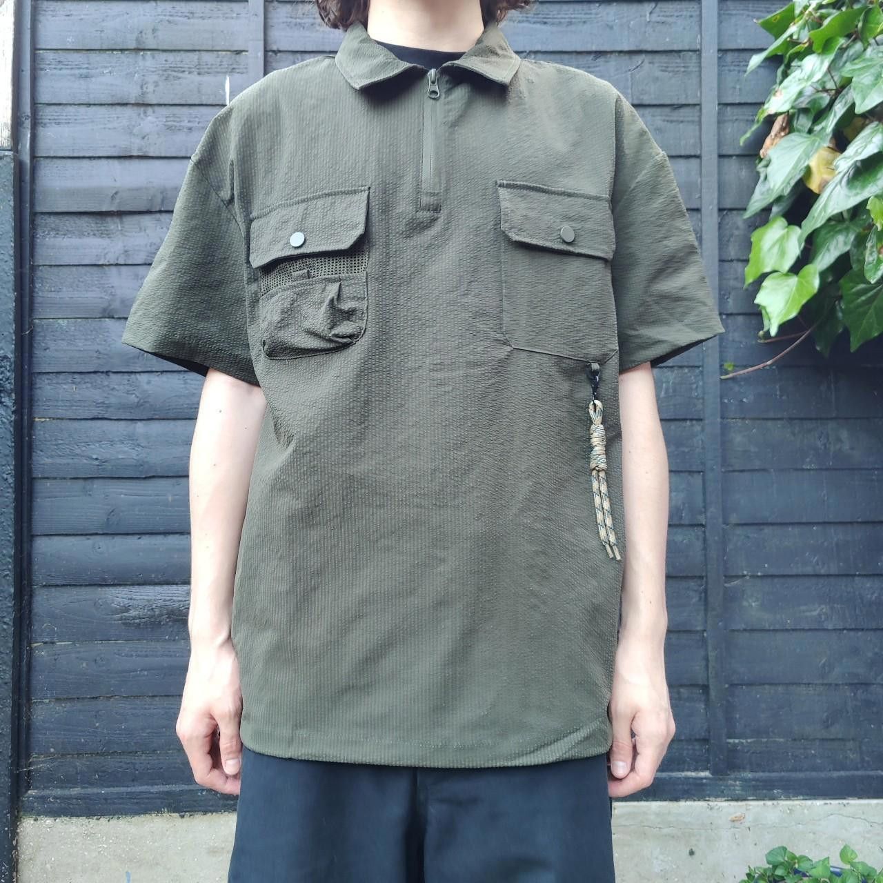 Other Japanese Khaki Quarter-zip Pocket Shirt Size US M / EU 48-50 / 2 - 1 Thumbnail