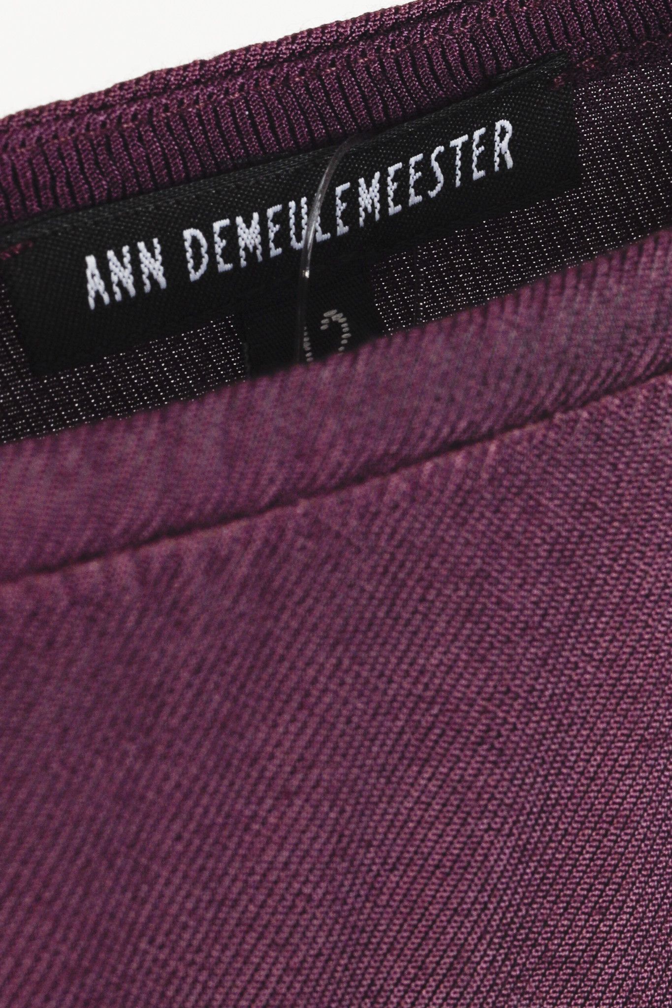 Ann Demeulemeester Ann Demeulemeester Eggplant Long-Sleeve Wrap-Skirt Dress Size XL / US 12-14 / IT 48-50 - 4 Thumbnail