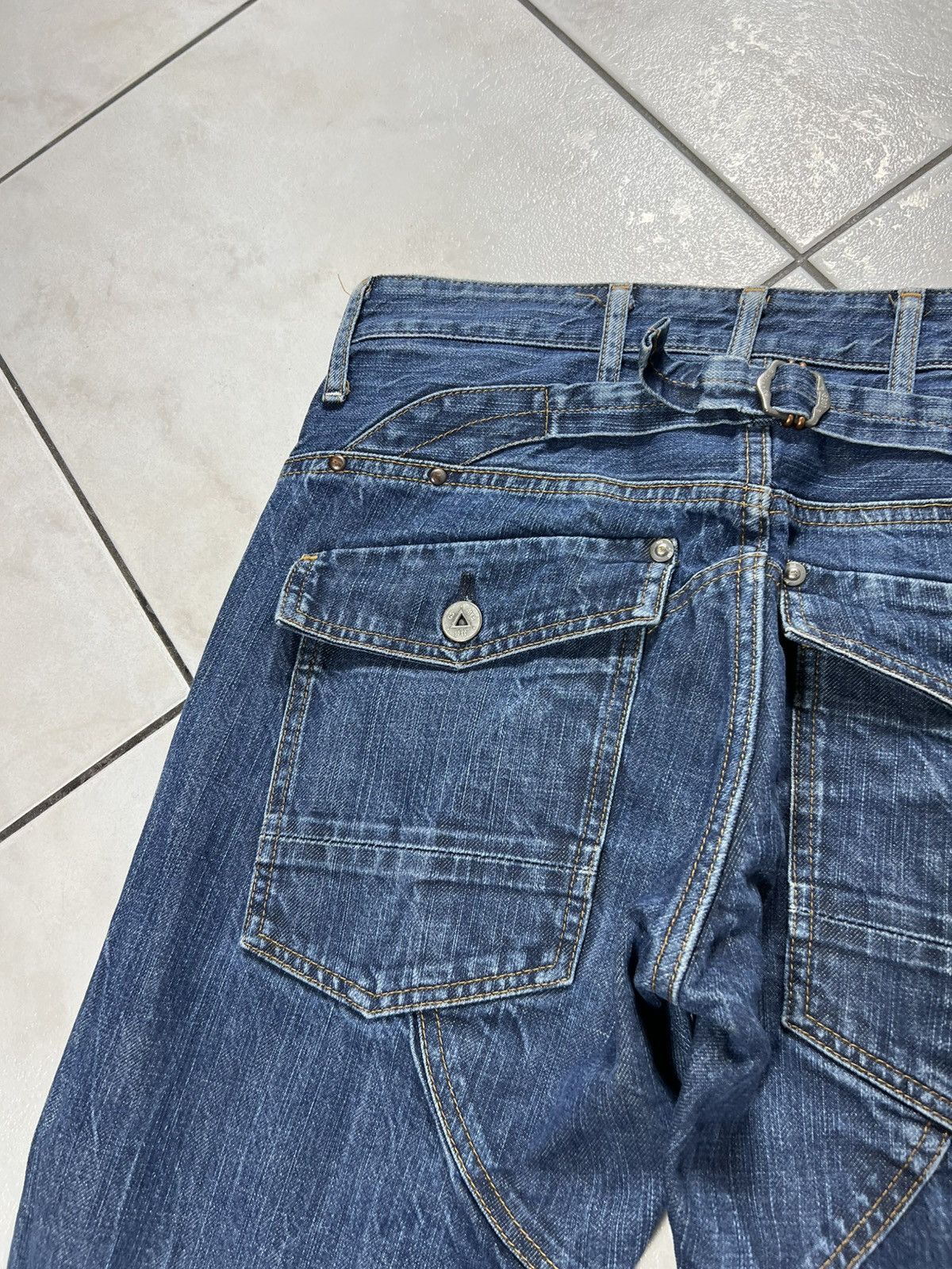 G-Star Vintage G-Star Raw y2k denim buckle back jeans elwood narrow Size US 32 / EU 48 - 13 Thumbnail
