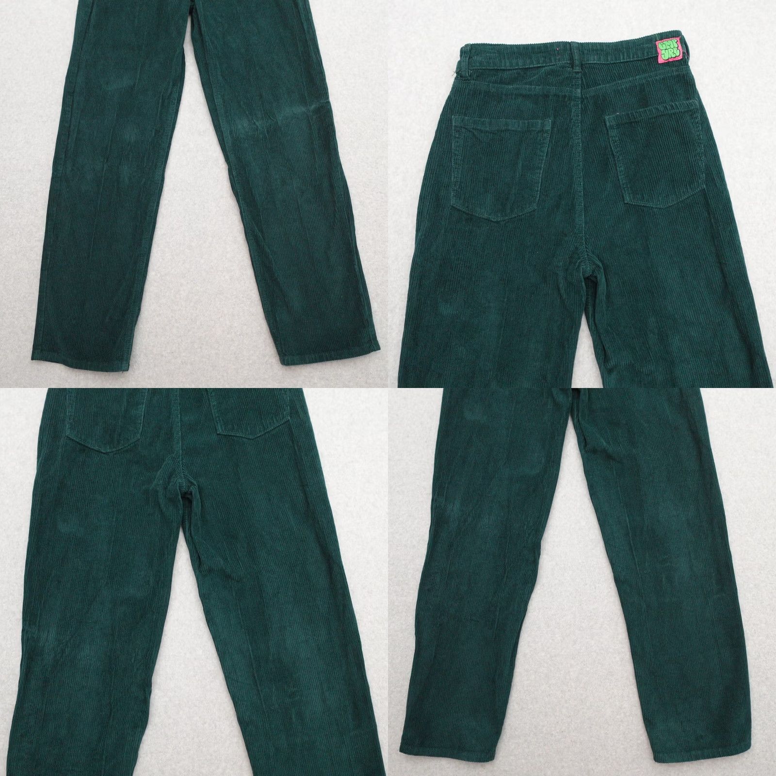 Empyre Empyre Pants Womens Green Tori Straight Leg Corduroy Skater Baggy Fit Sz 6 6x32 Size 28" / US 6 / IT 42 - 9 Thumbnail