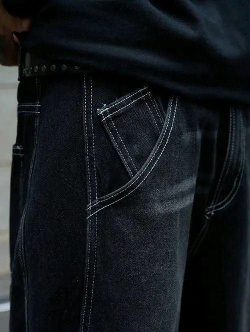 Japanese Brand Fujiwara x oue Loose Fit Wide Leg Casual Denim Pants Size US 37 - 6 Thumbnail