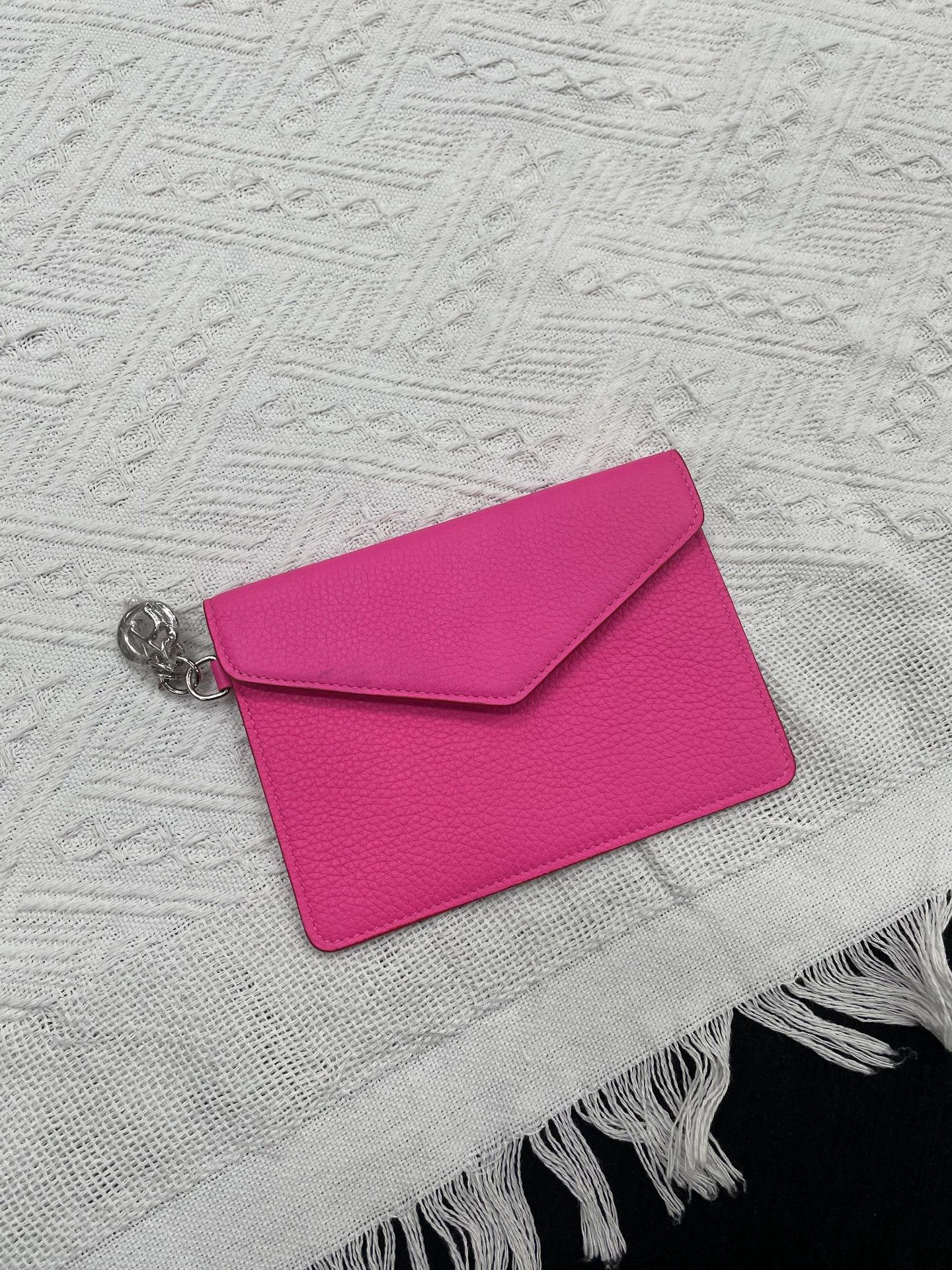 Dior Dior Fluorescent Pink Wallet Size ONE SIZE - 1 Thumbnail