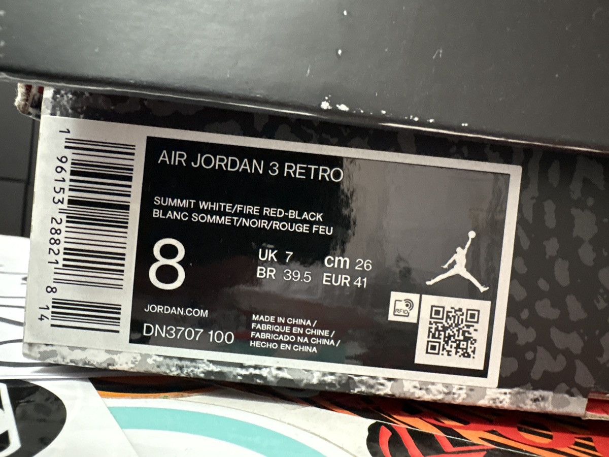 Jordan Brand Air Jordan White Cement 3 (Reimagined) Size US 8 / EU 41 - 10 Thumbnail