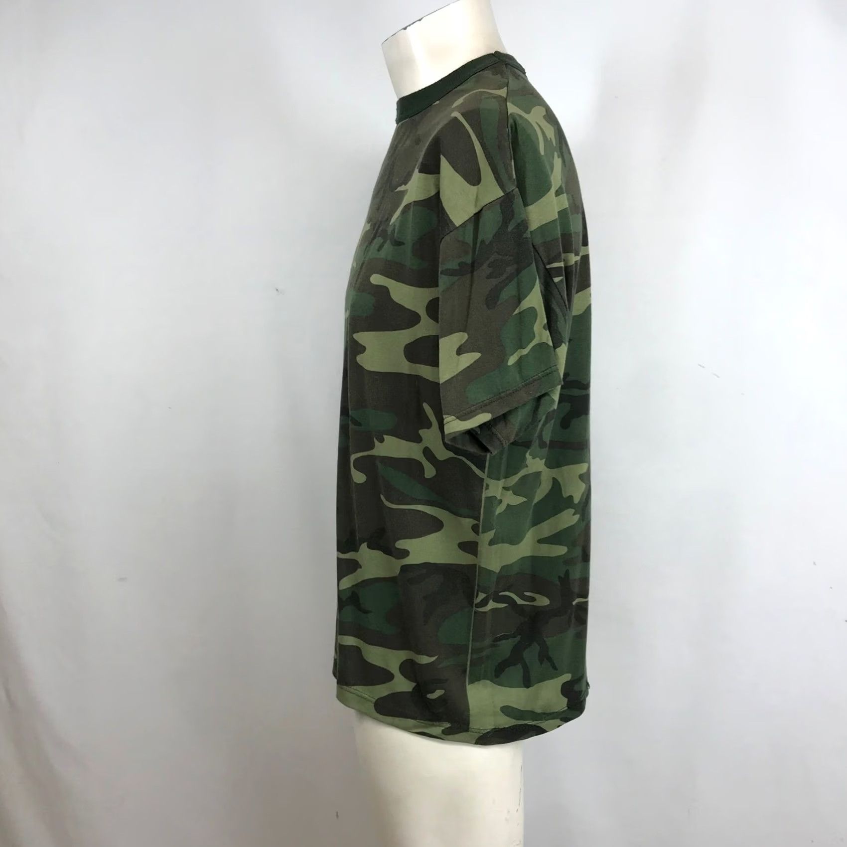 Rothco vtg Rothco Woodland Camo T-Shirt XL Green Brown Tactical Military Made in USA Size US XL / EU 56 / 4 - 6 Thumbnail