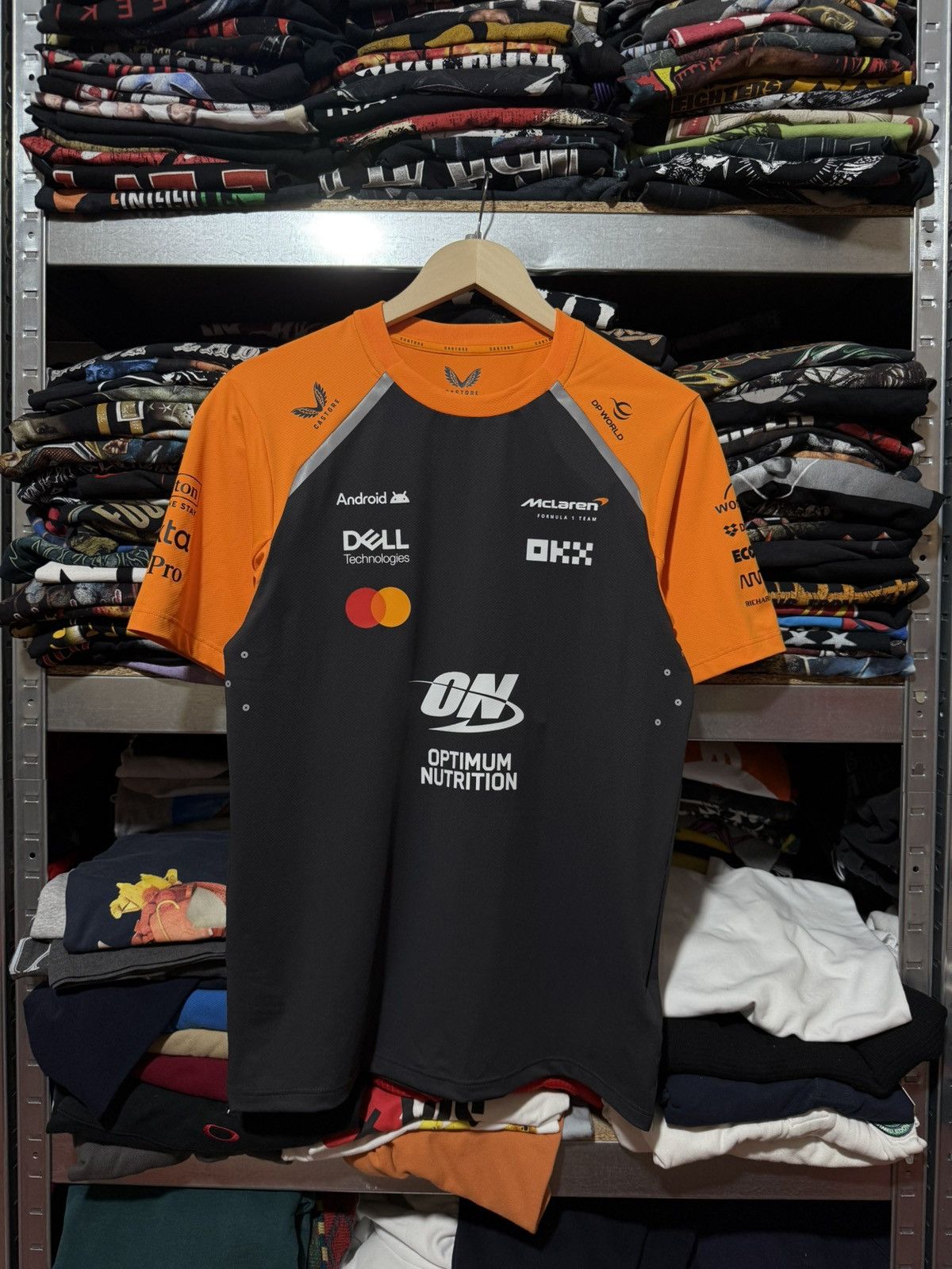 Formula 1 Castore 2025 McLaren Formula 1 Team Set Up T-Shirt Phantom Size US S / EU 44-46 / 1 - 1 Thumbnail