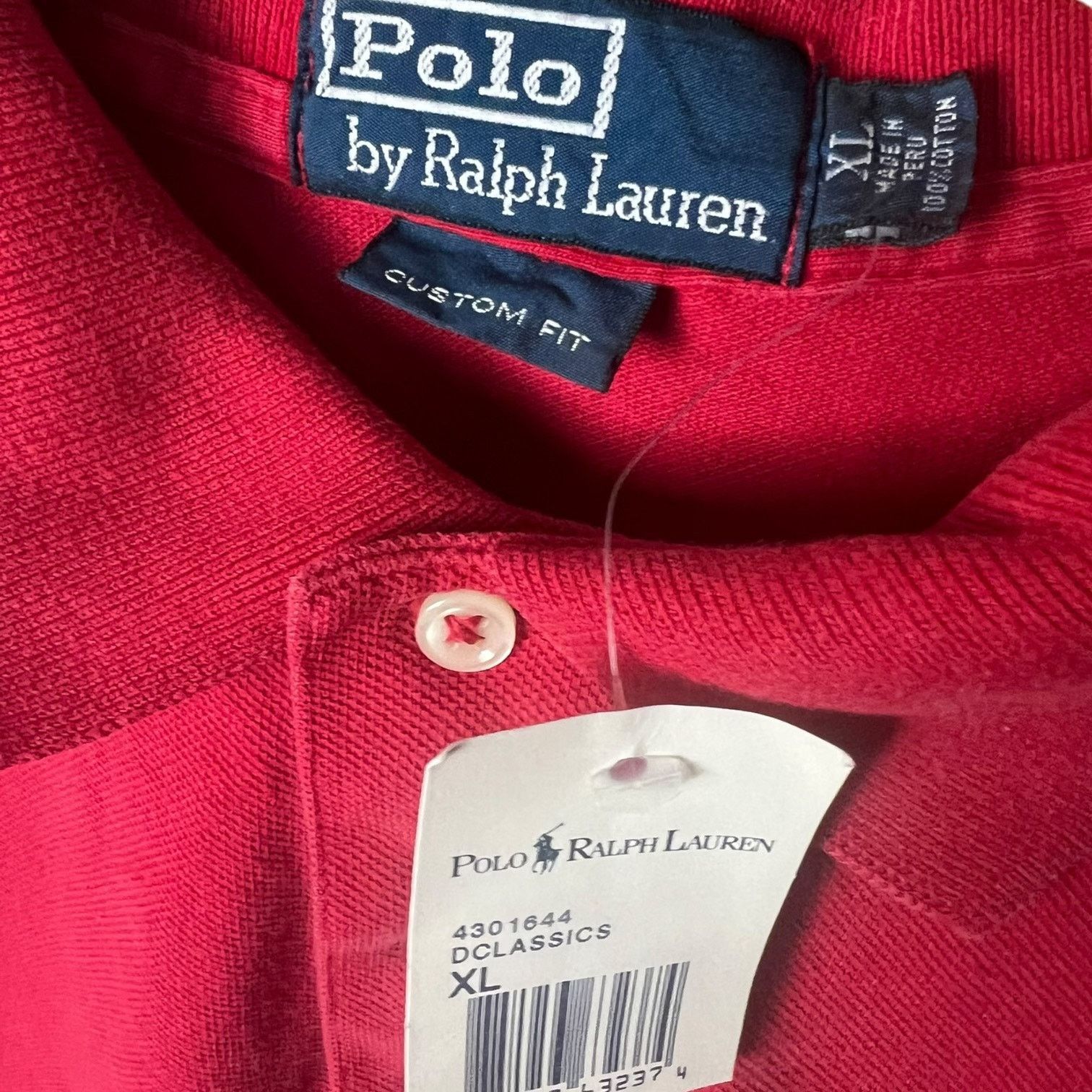 Polo Ralph Lauren NWT Men's Polo by Ralph Lauren Distressed Polo Shirt - XL Size US XL / EU 56 / 4 - 3 Thumbnail