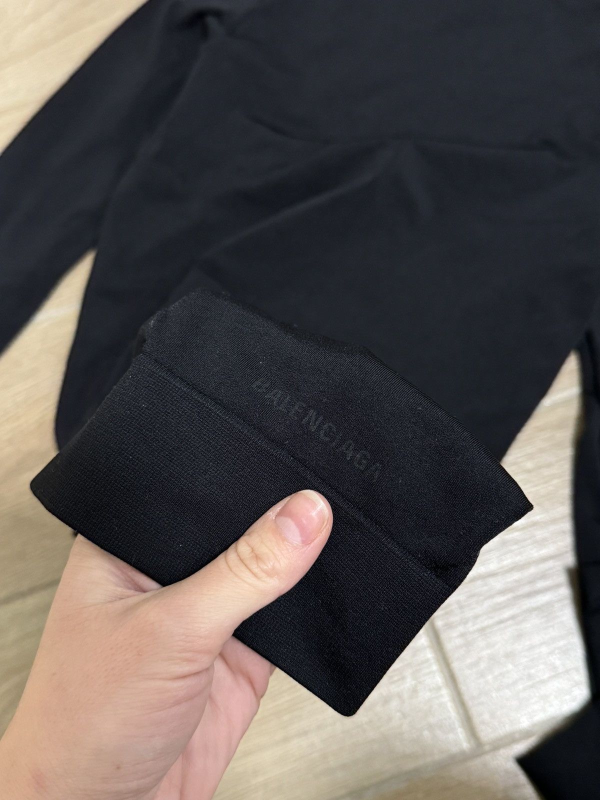 Balenciaga Women’s Balenciaga Long Sleeve Black Mini Dress Size L / US 10 / IT 46 - 4 Thumbnail