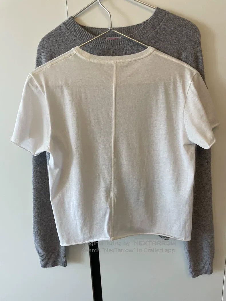 The Row The row Graffiti White Short Sleeve Size S / US 4 / IT 40 - 3 Thumbnail