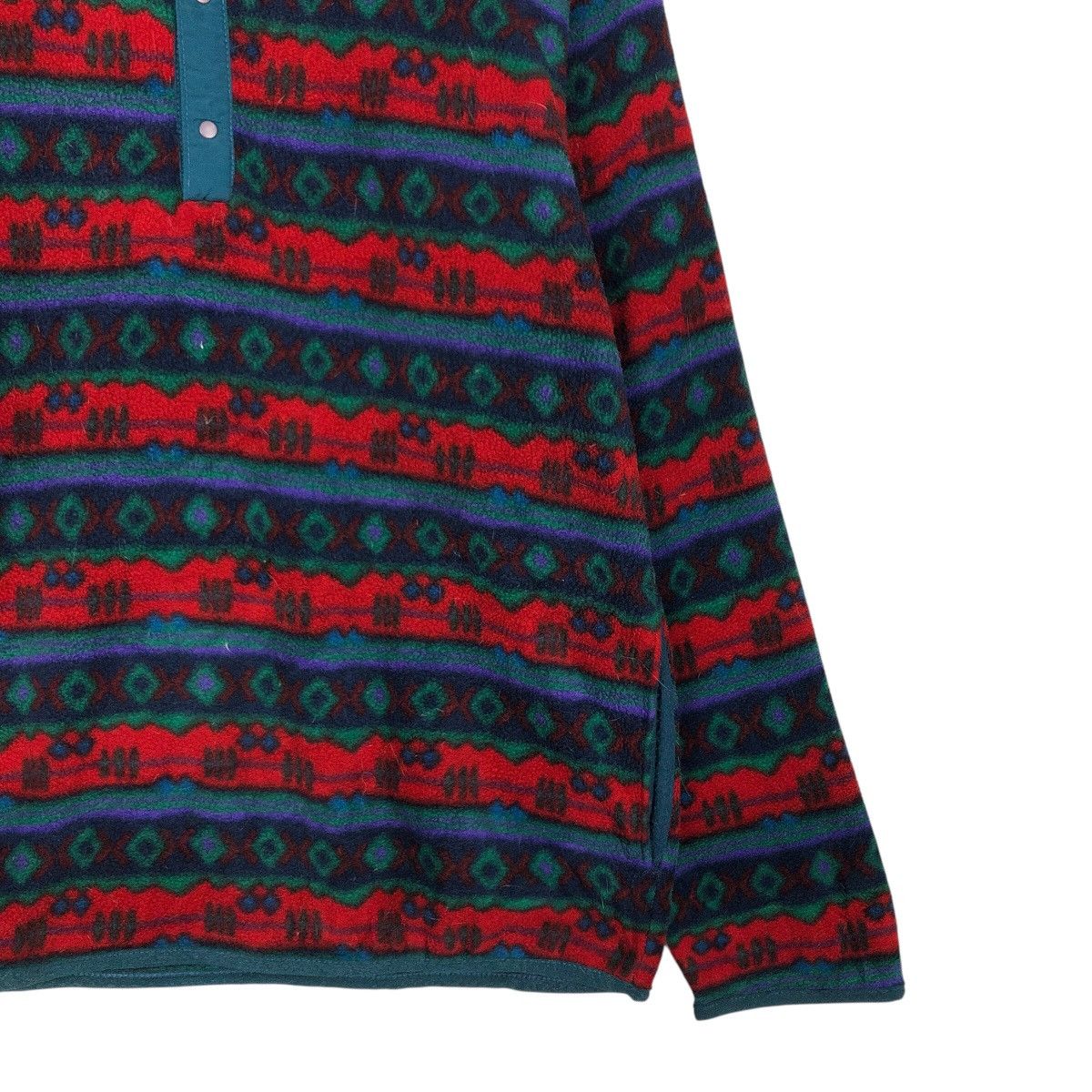 Japanese Brand 📌Vintage Fleece Jacket L.L.Bean Navajo Native Aztec Design Size US M / EU 48-50 / 2 - 6 Thumbnail