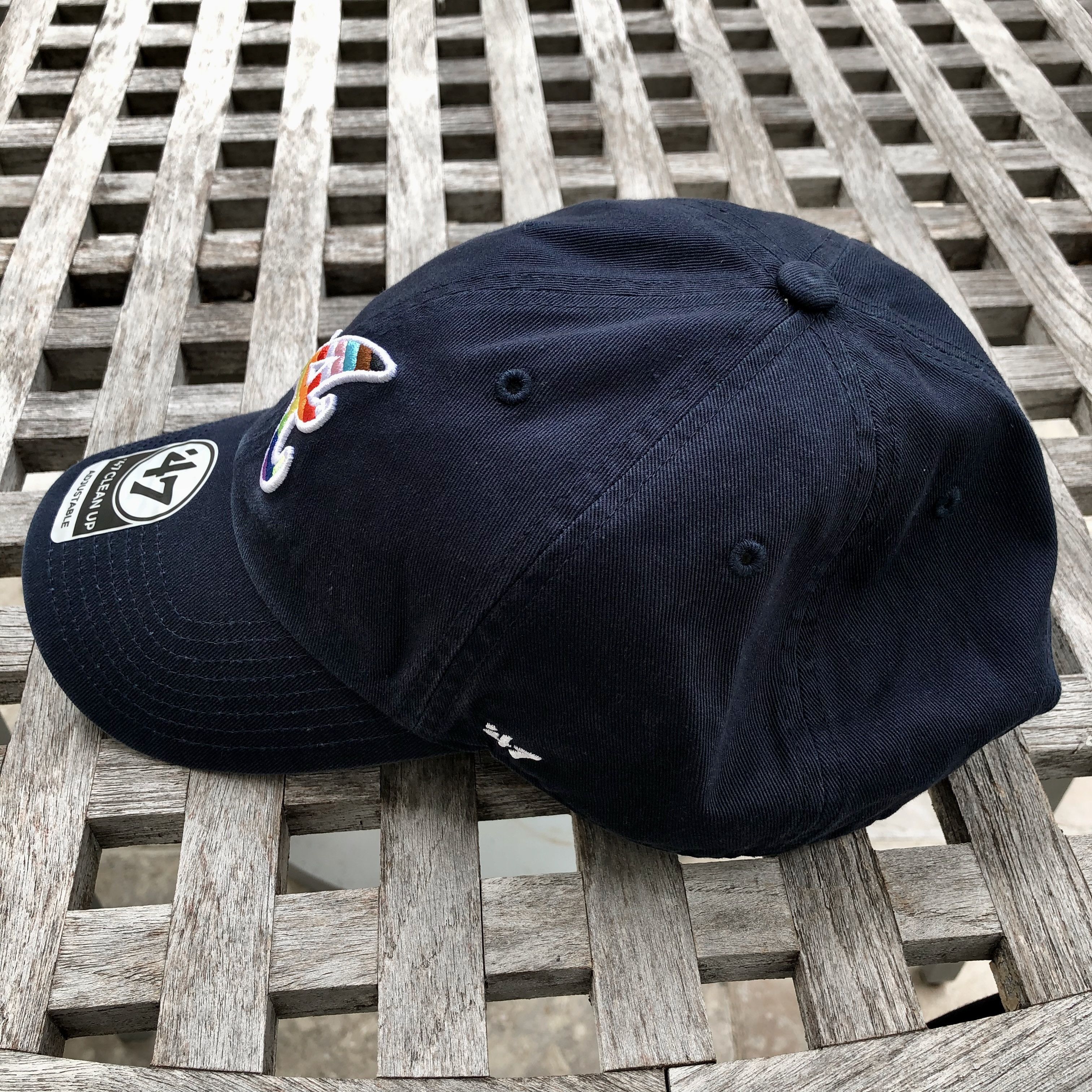 47 Brand Atlanta Braves LGBTQ Pride Rainbow Logo Strapback Hat Size ONE SIZE - 2 Thumbnail