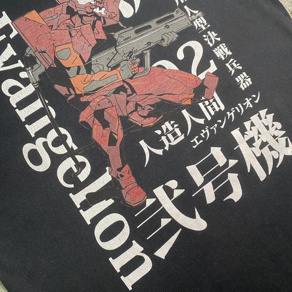 Anime Vintage Evangelion 02 Project Eva Gainax Anime T Shirt Size US M / EU 48-50 / 2 - 8 Thumbnail