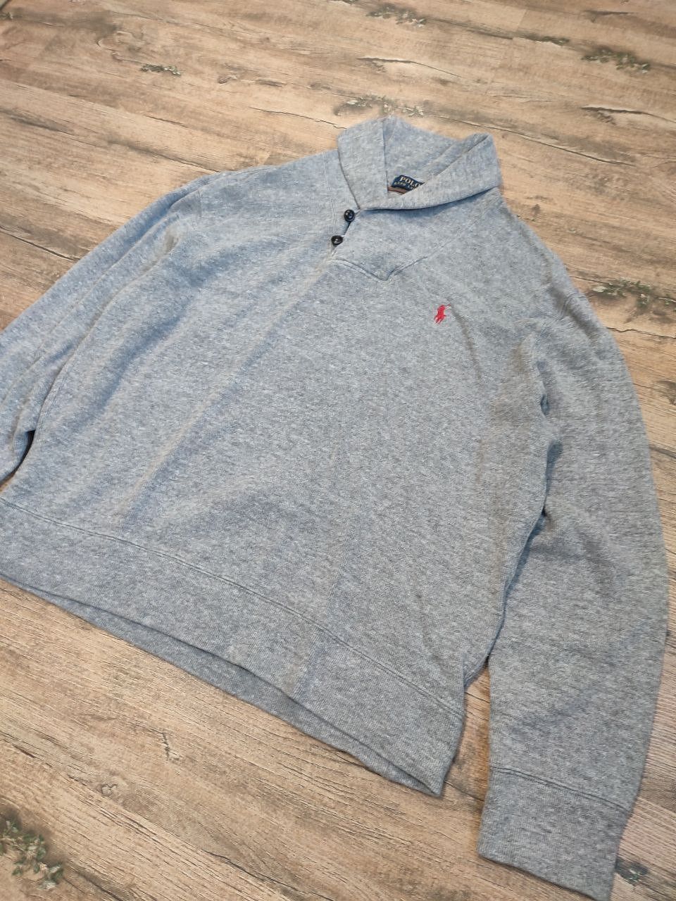Polo Ralph Lauren POLO RALPH LAUREN Shawl-collar cotton knit sweater Size M Size US M / EU 48-50 / 2 - 1 Thumbnail