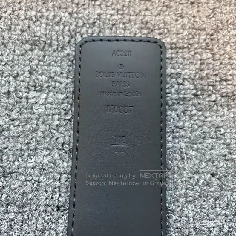 Louis Vuitton Louis Vuitton Initiales double smooth buckle calfskin leat Size ONE SIZE - 3 Thumbnail