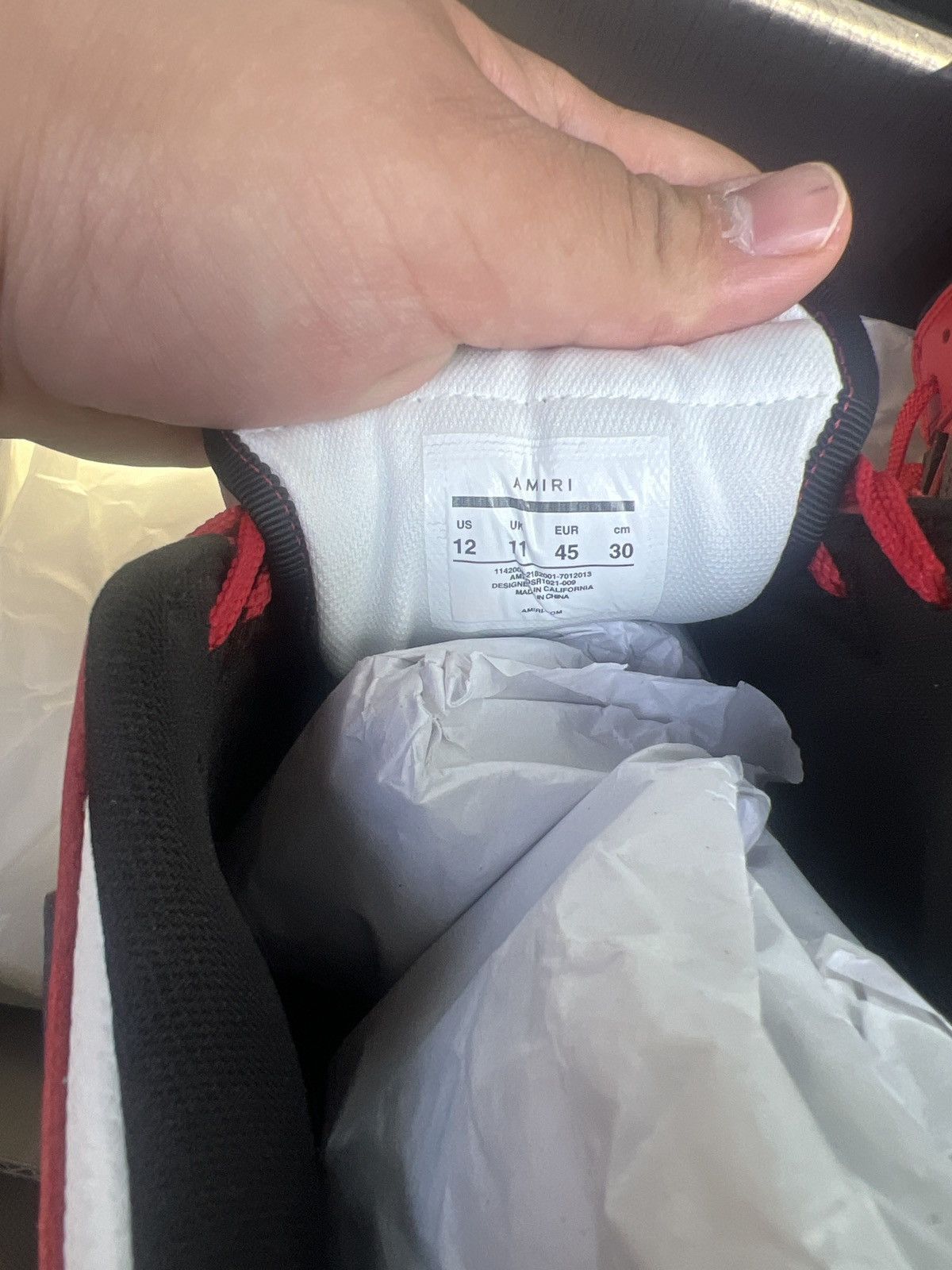 Amiri Amiri low top Size US 12 / EU 45 - 4 Thumbnail