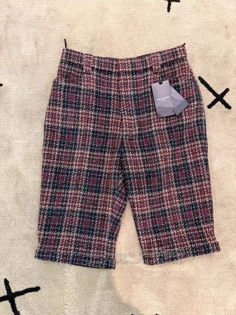 Saint Laurent Paris Saint Laurent Paris High-End Wool Men's Shorts Size US 40 / EU 56 - 1 Thumbnail