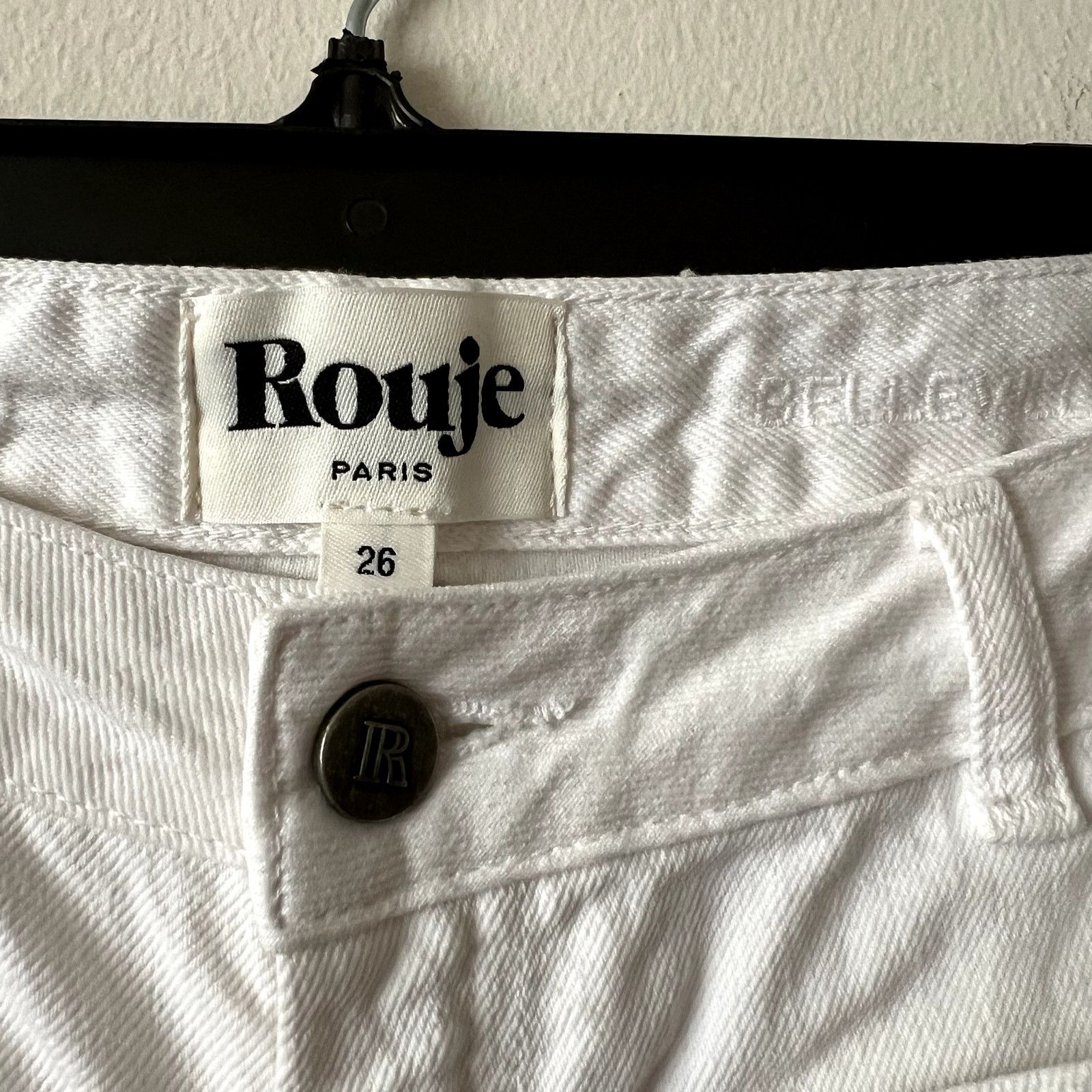 Rouje rouje jeans belleville white size 26 DR Size 26" / US 2 / IT 38 - 3 Thumbnail
