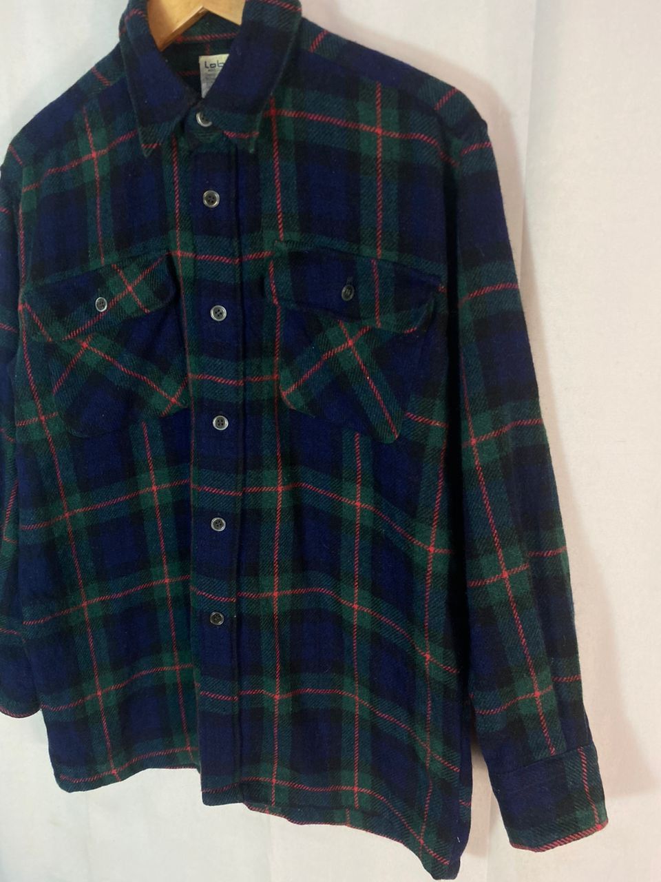 Flannel × Vintage Vintage lobo wool button up flannel shirt Size US M / EU 48-50 / 2 - 3 Thumbnail