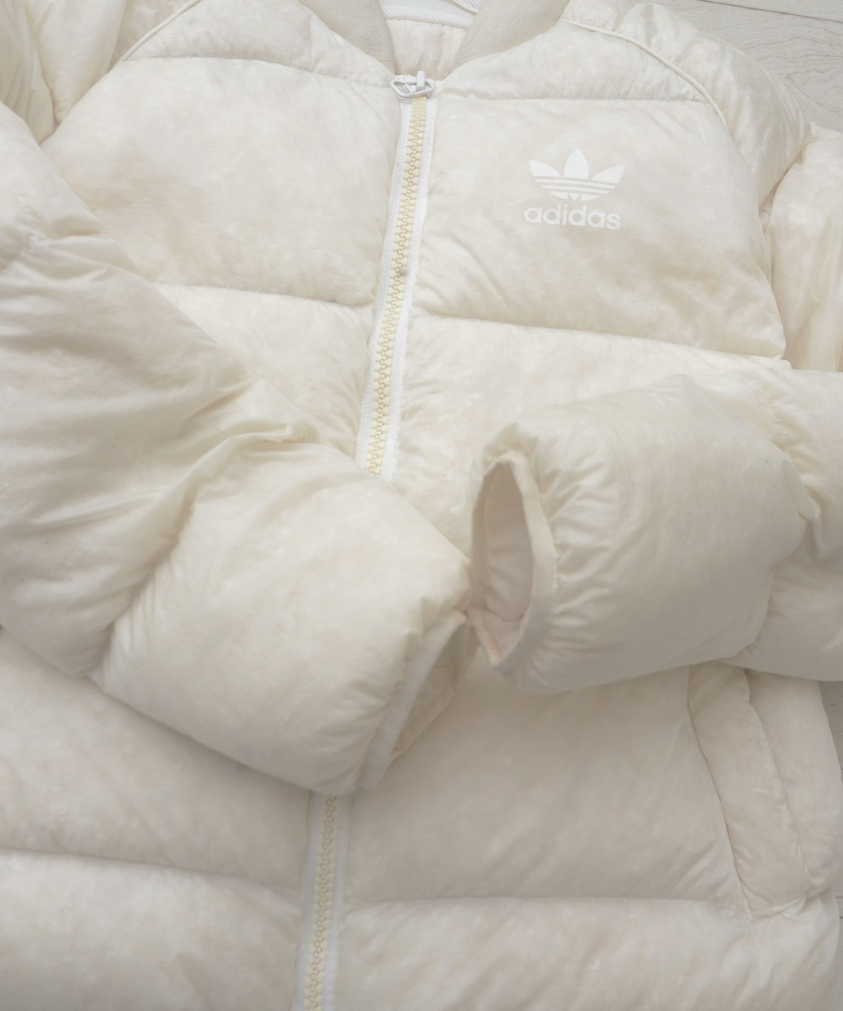 Adidas Adidas SST Pure White Down Puffer Bomber Jacket Winter Size M / US 6-8 / IT 42-44 - 6 Thumbnail