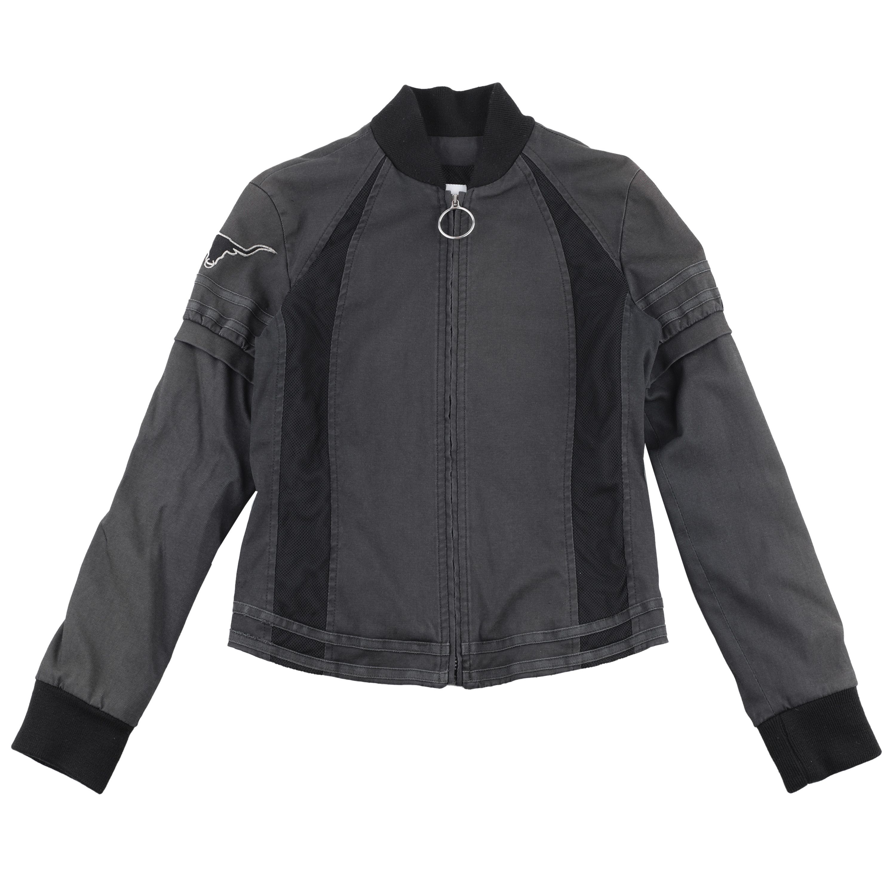 Moschino Moschino Vintage Black Bull Bomber Moto Jacket (M) Size M / US 6-8 / IT 42-44 - 1 Thumbnail