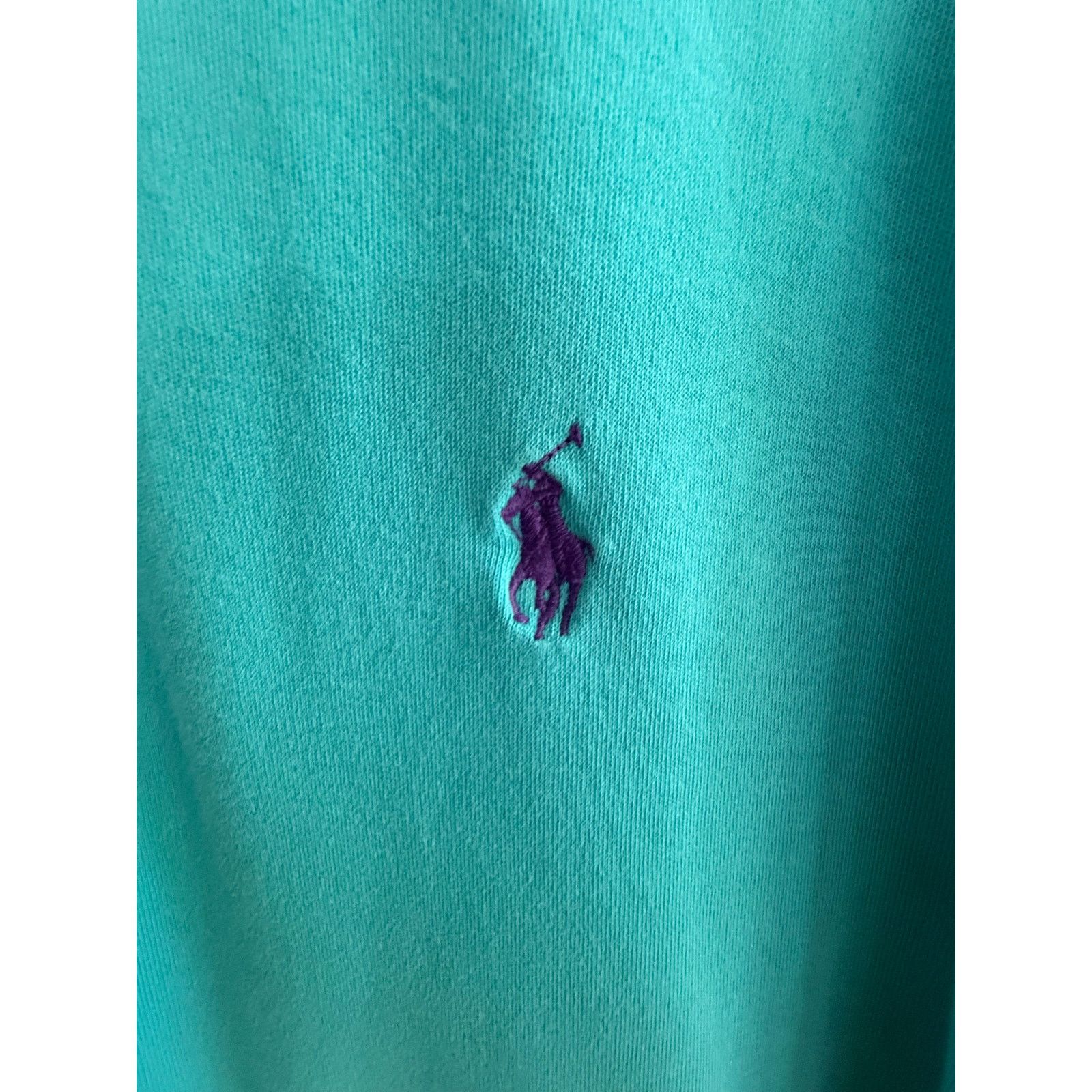 Polo Ralph Lauren Polo Ralph Lauren Polo Aqua Shirt Men's Navy Pony Medium Size US M / EU 48-50 / 2 - 3 Thumbnail