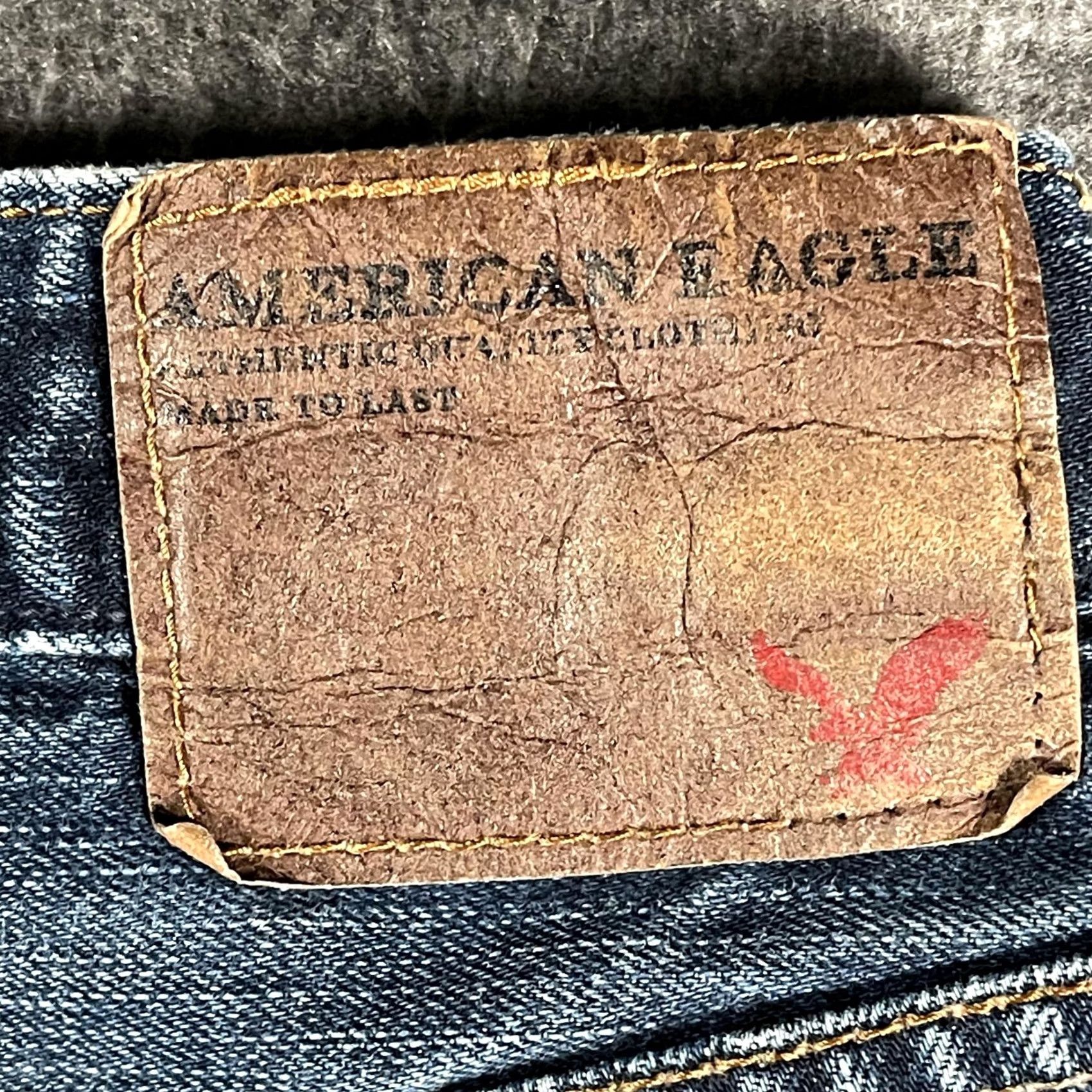American Eagle Outfitters American Eagle Jeans Mens 30x30 Blue Straight Leg Distressed Denim 30in Regular Waist 30in Hong Kong Black? Size US 30 / EU 46 - 5 Thumbnail