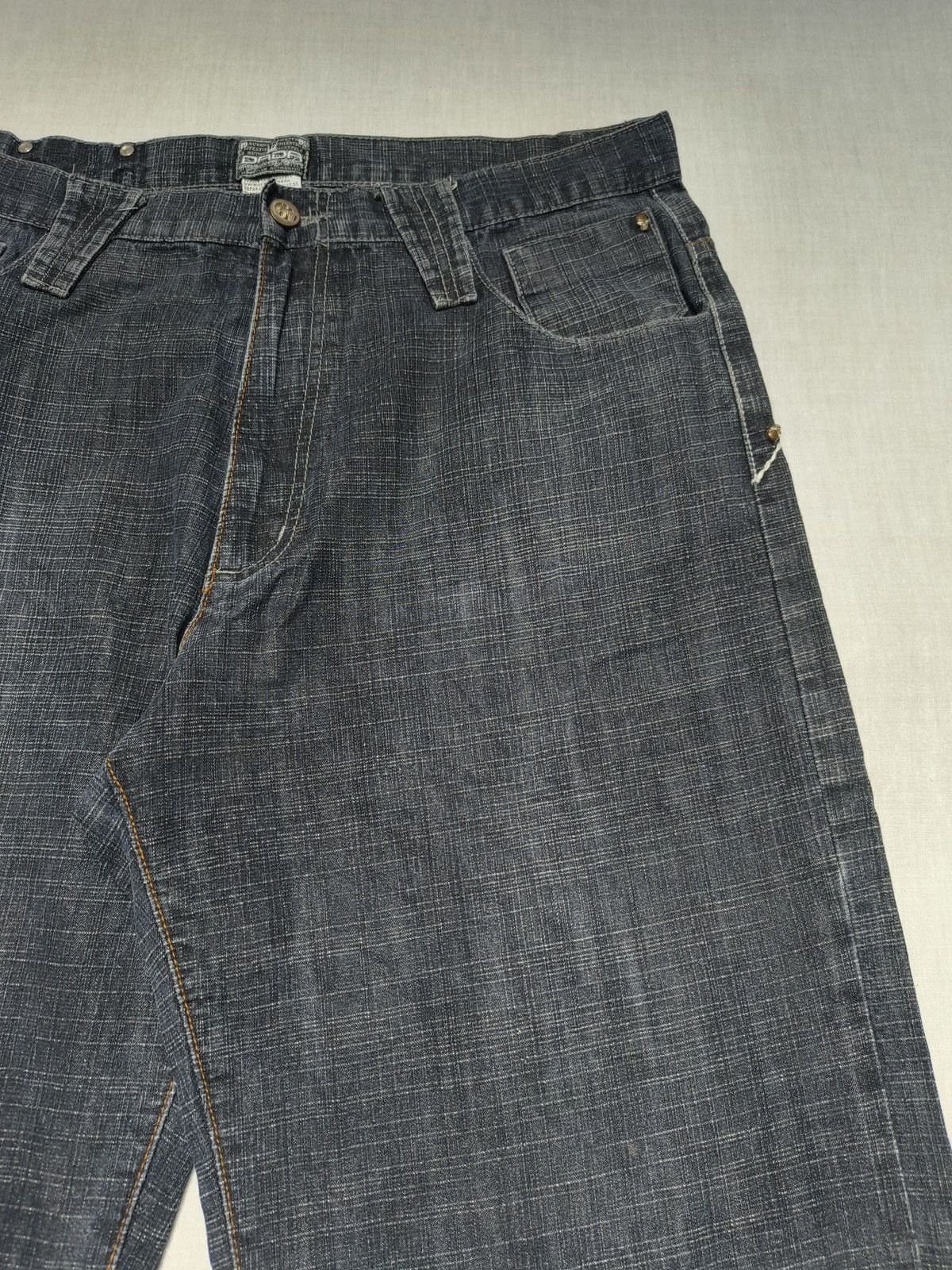 Southpole BLACK BAGGY GRUNGE DADA Y2K HIP HOP JEANS 🤩(023) Size US 36 / EU 52 - 6 Thumbnail