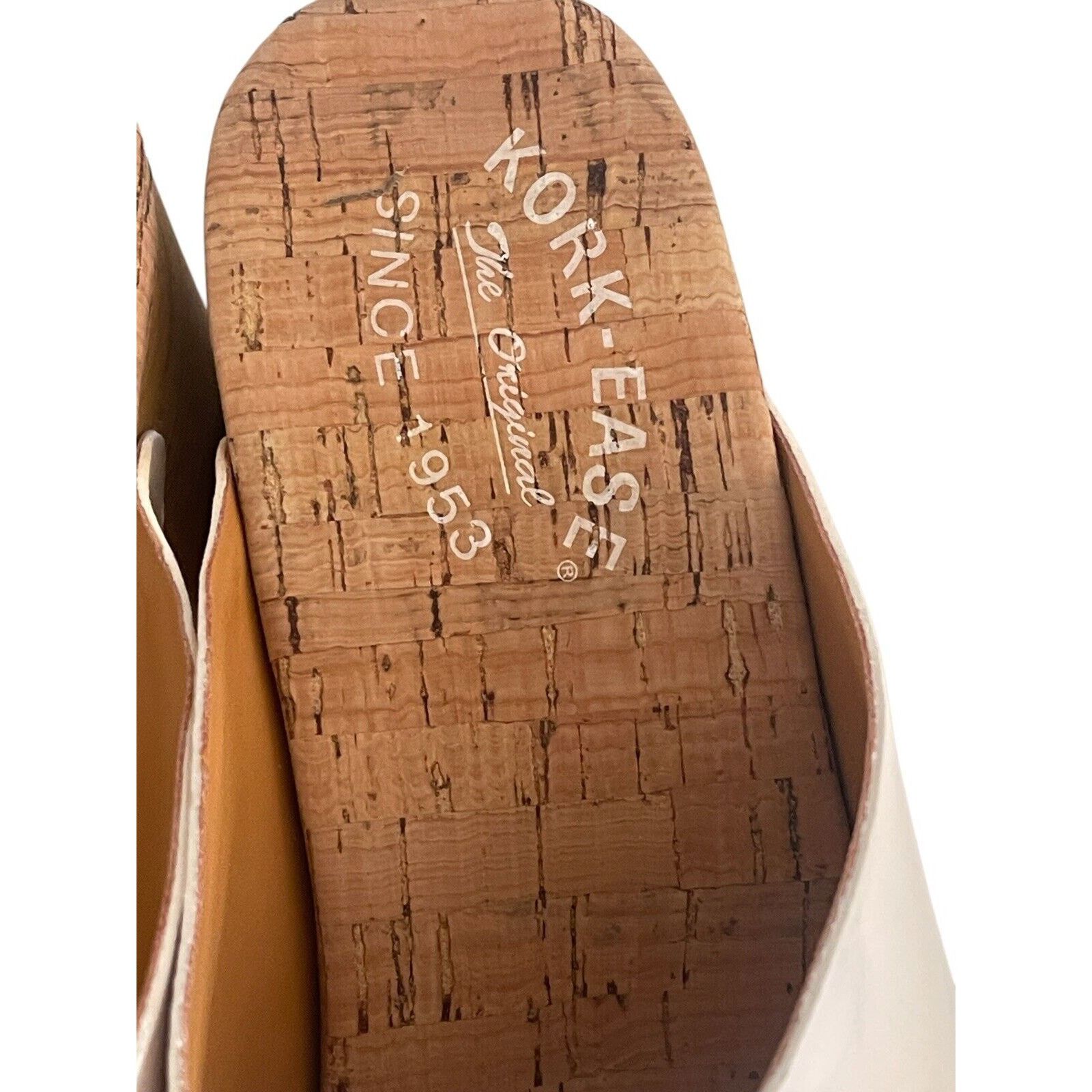 Kork-Ease Kork-Ease Tatum Slide Sandal Leather Cream Block Heel Sz 10 Size US 10 / IT 40 - 5 Thumbnail