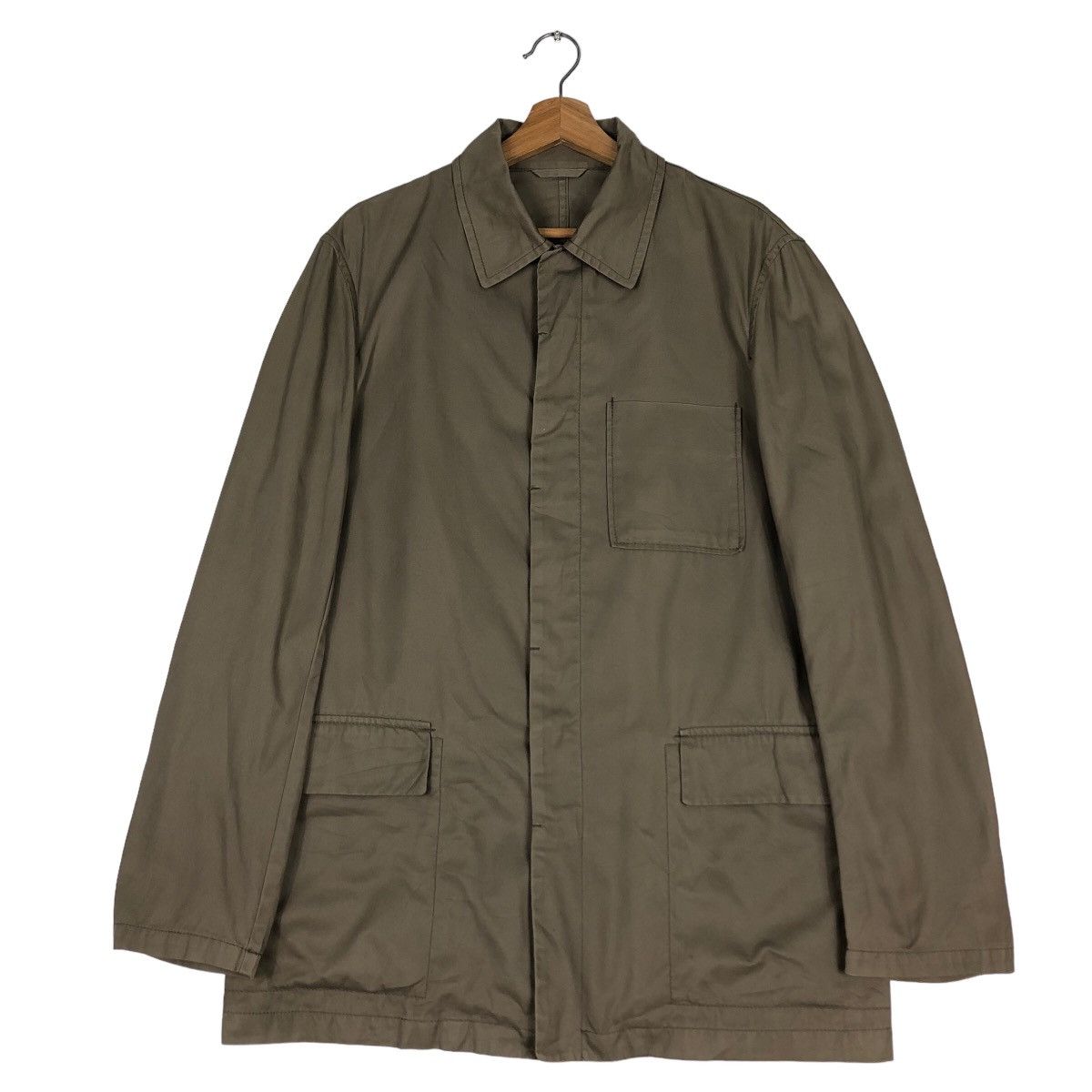 Japanese Brand 🔥Vtg Chore Work Jacket Calvin Klein Canvas Issey Miyake Size US L / EU 52-54 / 3 - 1 Thumbnail