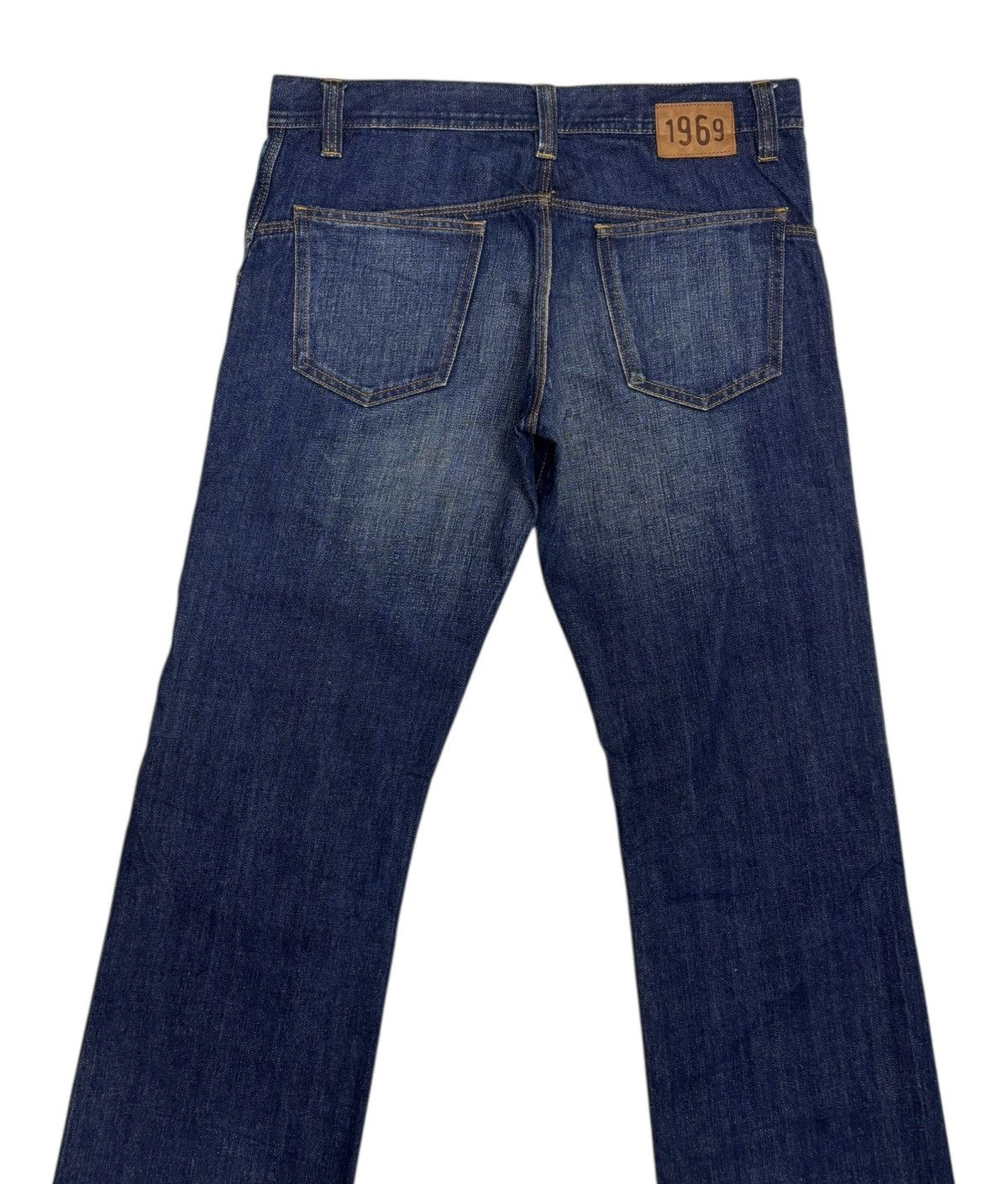 Japanese Brand × Kapital × Le Grande Bleu (L.G.B.) Flare Jeans Hip Hugger Gap Blue Distressed Denim Jeans Size US 32 / EU 48 - 6 Thumbnail