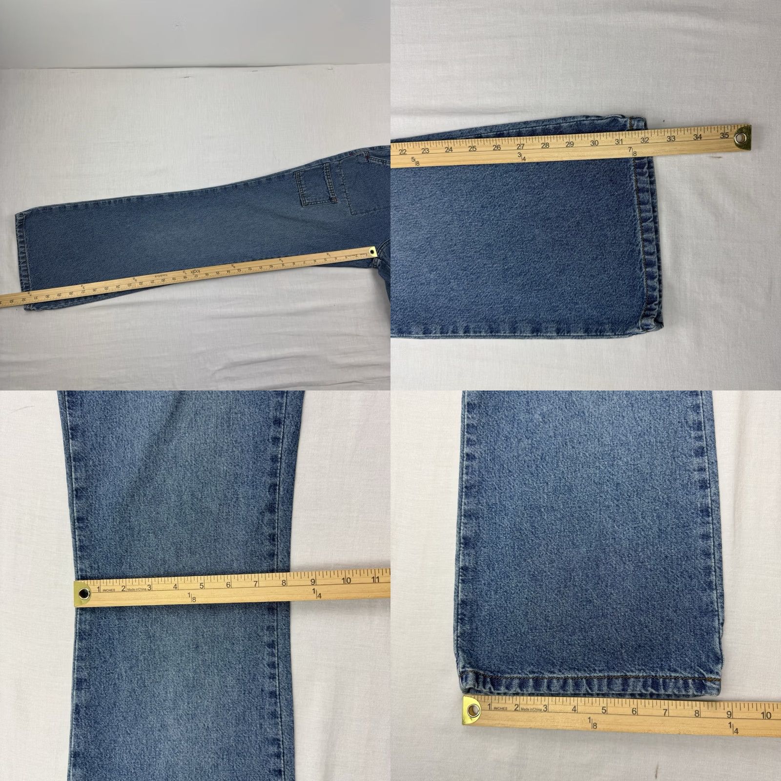 Vintage VINTAGE Vicky Jeans Womens 9 Bootcut Jeans Hipster Hippie Y2K 90s Low Rise Blue Size 30" / US 8 / IT 44 - 8 Thumbnail