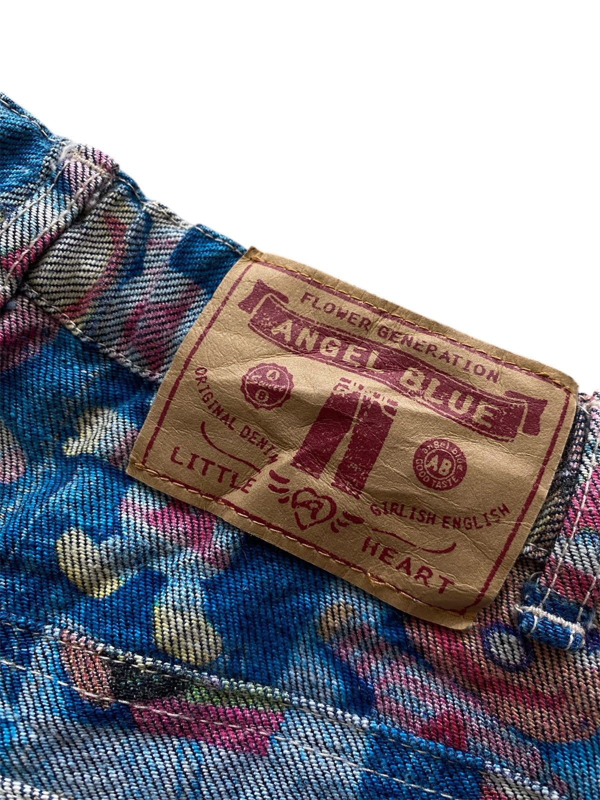 Angel Blue × Hysteric Glamour 2000s Angel Blue - LSD TV Mascots Denim Pants Size 25" / US 0 / IT 36 - 3 Thumbnail