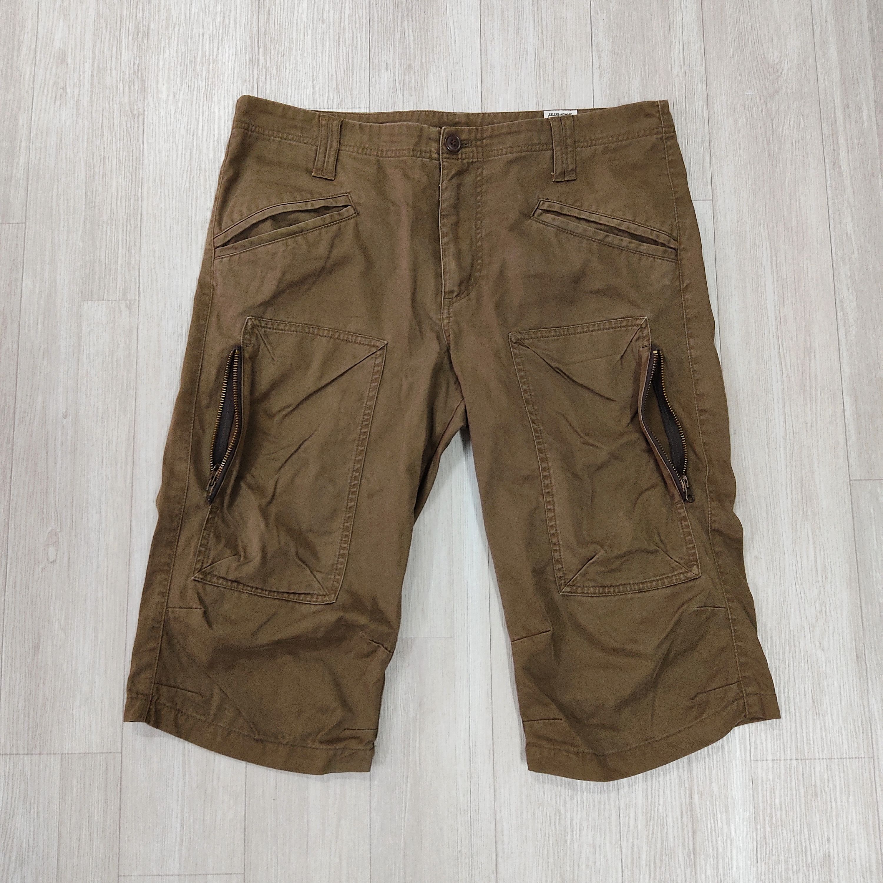 20471120 291295=Homme Multi Pockets Tactical Shorts Size US 34 / EU 50 - 3 Thumbnail